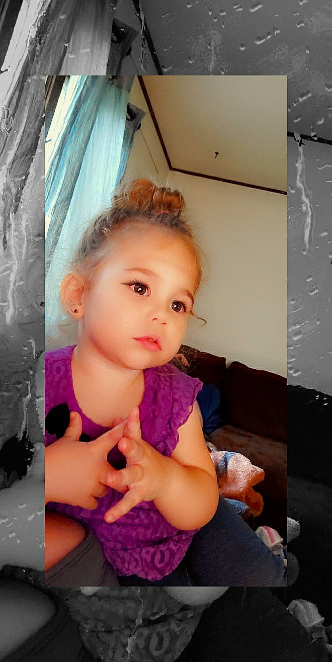 Isabelle joined the competition — help win amazing prizes! baby, cheek, child, face, person, pink, purple, toddler