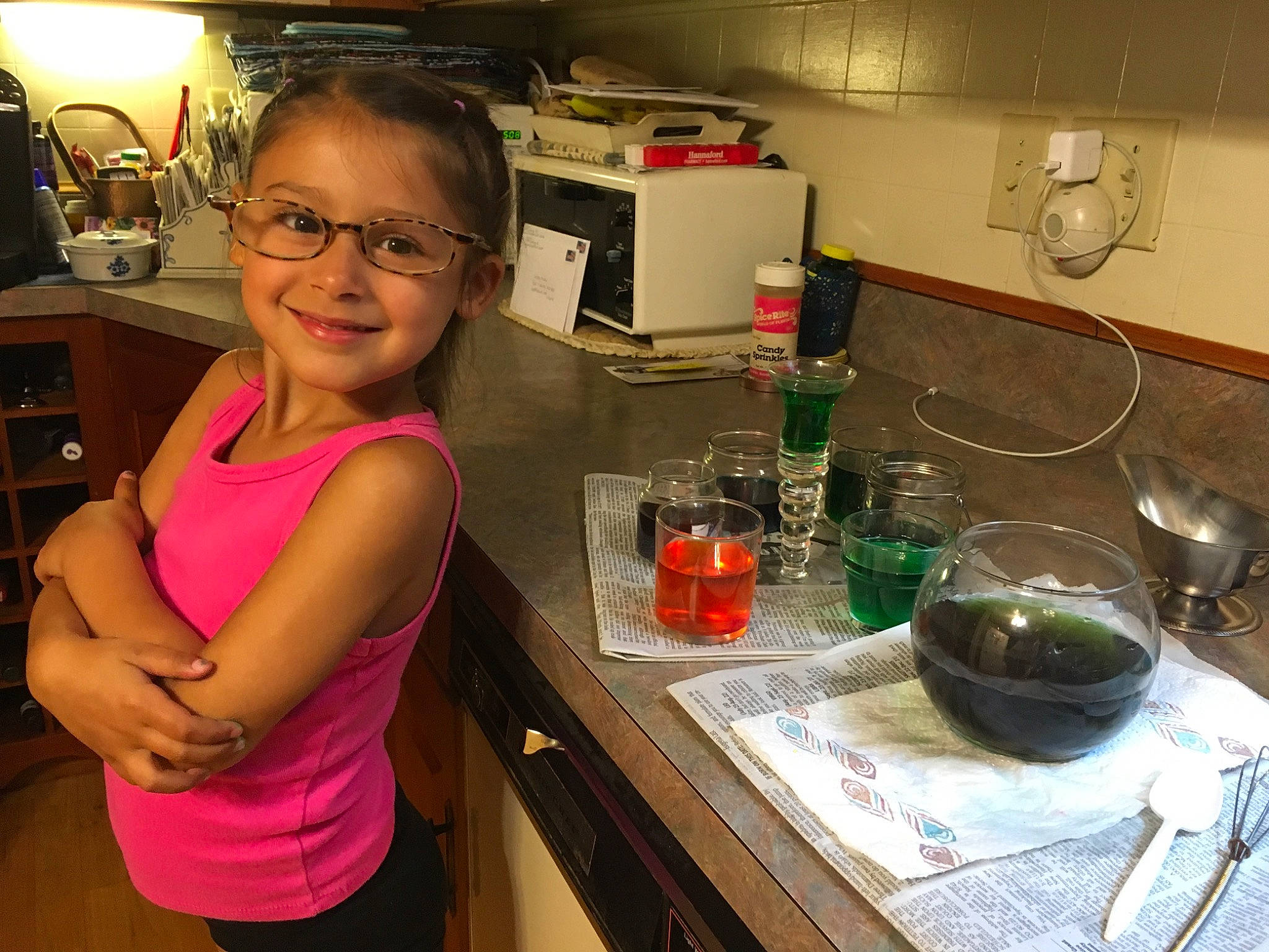 Bridget is registered to the contest to win money with this photo: cooking, dish, food, joy, person