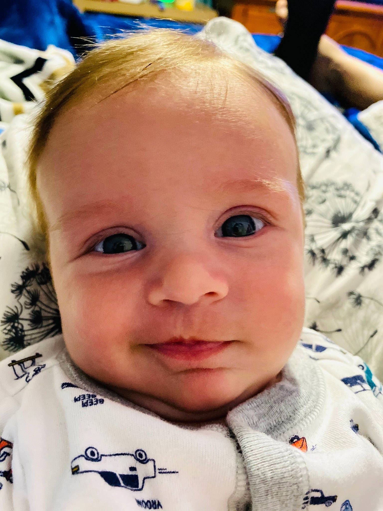 Rip joined the competition — help win amazing prizes! baby, baby_toddler_clothing, blue, cheek, chin, ear, eyebrow, eyelash, face, forehead, happy, iris, mouth, nose, person, photograph, skin, sleeve, smile, toddler