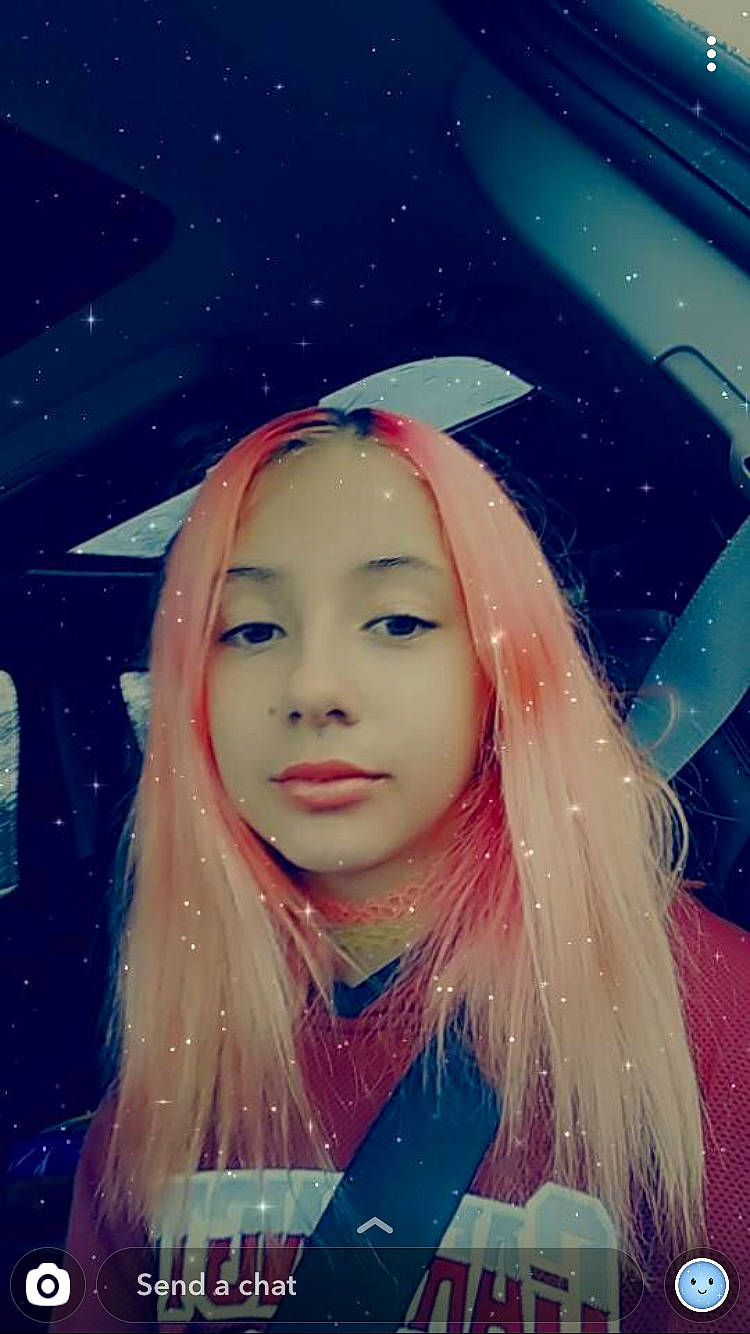 Kodi joined the competition — help win amazing prizes! blond, cool, electric_blue, event, eyelash, fashion_accessory, fashion_design, flash_photography, freezing, fun, happy, lip, long_hair, magenta, person, pink, sky, smile, snow, wig