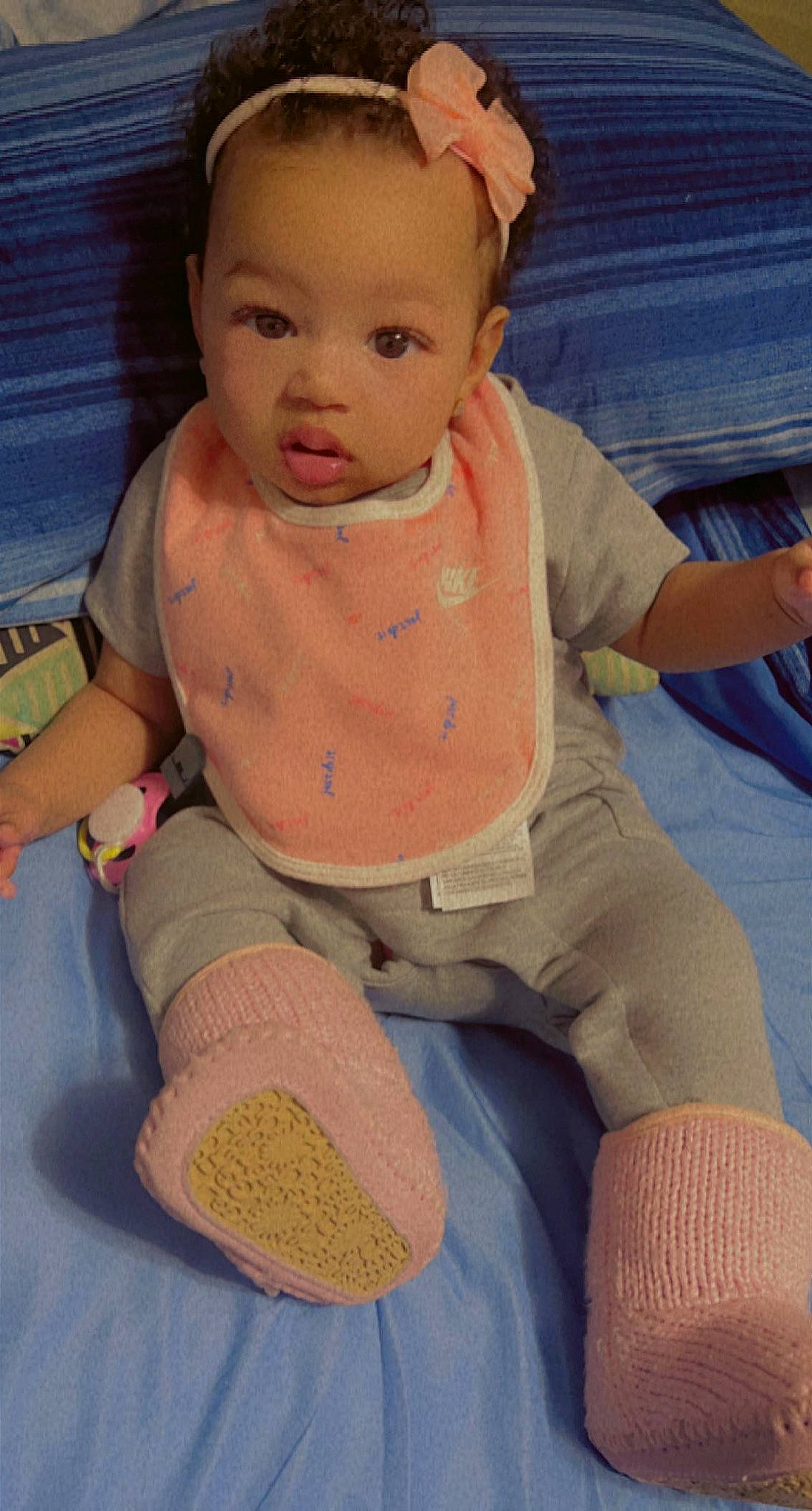 Jermani joined the competition — help win amazing prizes! arm, baby, baby_toddler_clothing, cheek, child, comfort, finger, flooring, hand, joint, knee, leg, mouth, organ, person, skin, sleeve, textile, thigh, thumb