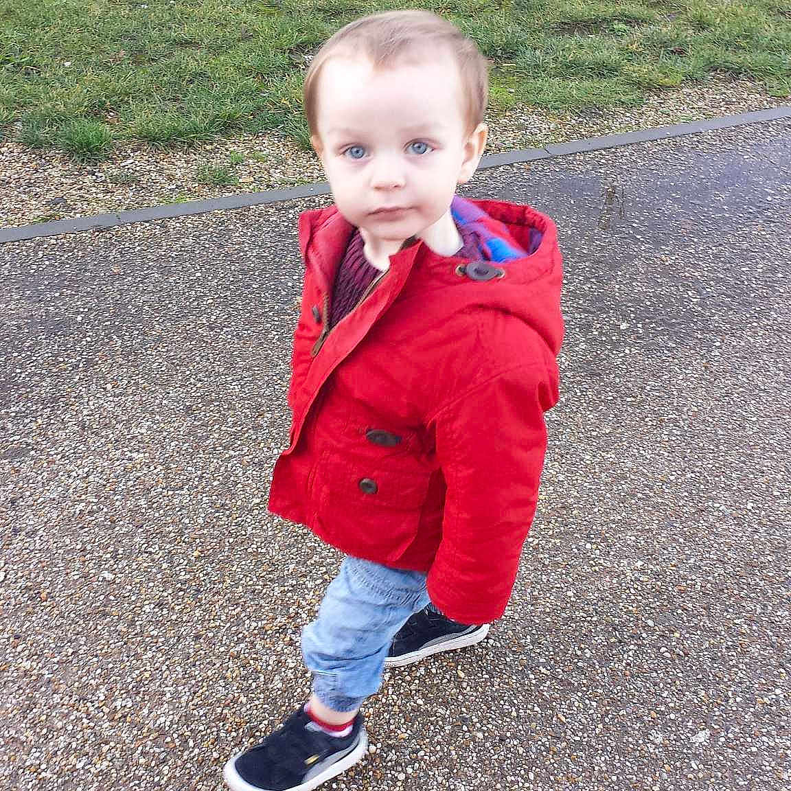 Archie is registered to the contest to win money with this photo: