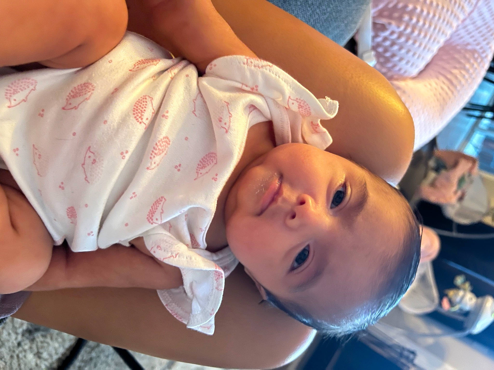 Camila is registered to the contest to win money with this photo: abdomen, baby, baby_toddler_clothing, cheek, chest, child, comfort, elbow, eyelash, finger, gesture, happy, lip, mouth, muscle, nose, person, skin, smile, toddler