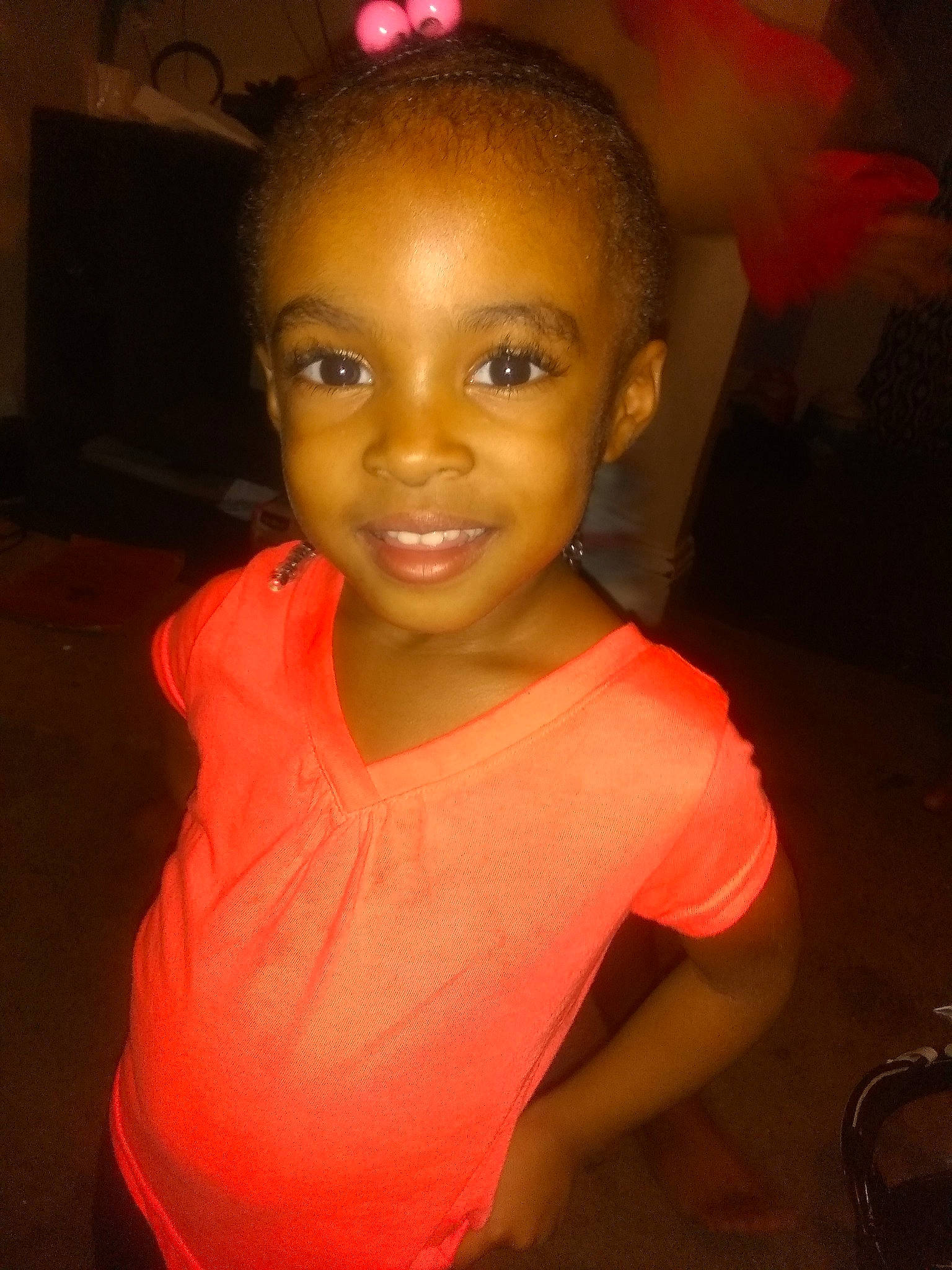 Nori joined the competition — help win amazing prizes! beauty, cheek, child, chin, eyebrow, face, forehead, fun, hair, hairstyle, head, joy, lady, lip, nose, person, pink, red, smile, toddler