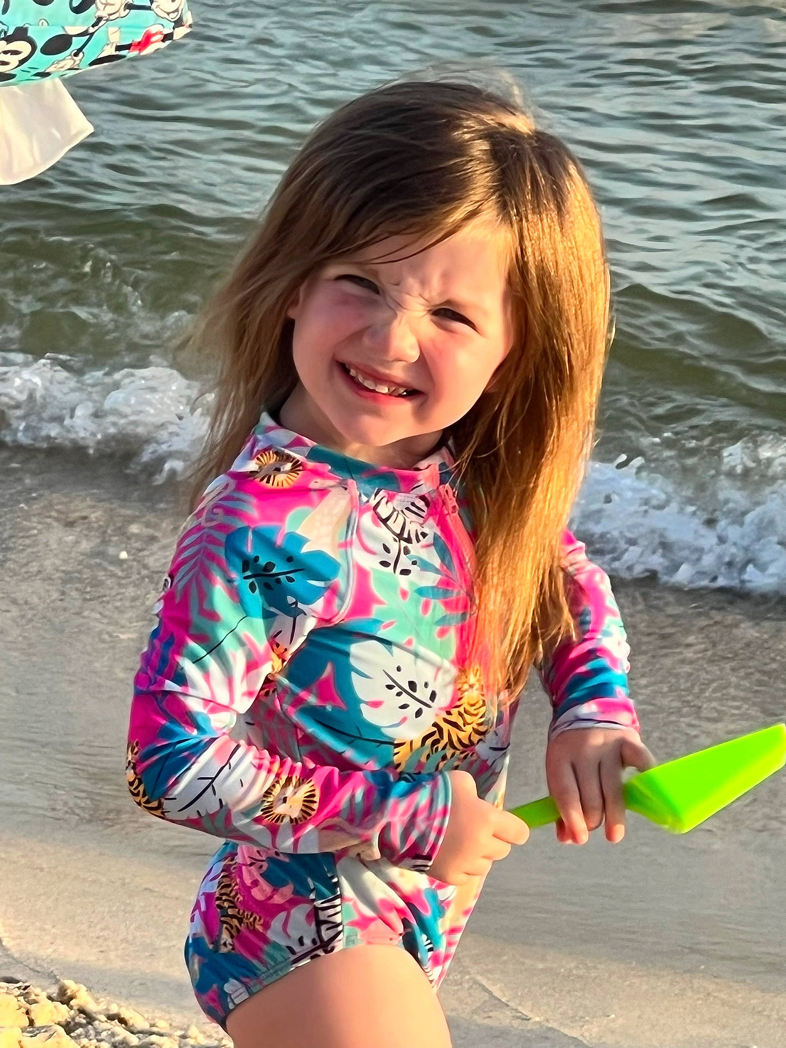 Kaydence joined the competition — help win amazing prizes! beach, cool, facial_expression, fun, hair, hairstyle, happy, joy, leisure, light, people, people_in_nature, people_on_beach, person, photograph, pink, smile, summer, swimwear, thigh