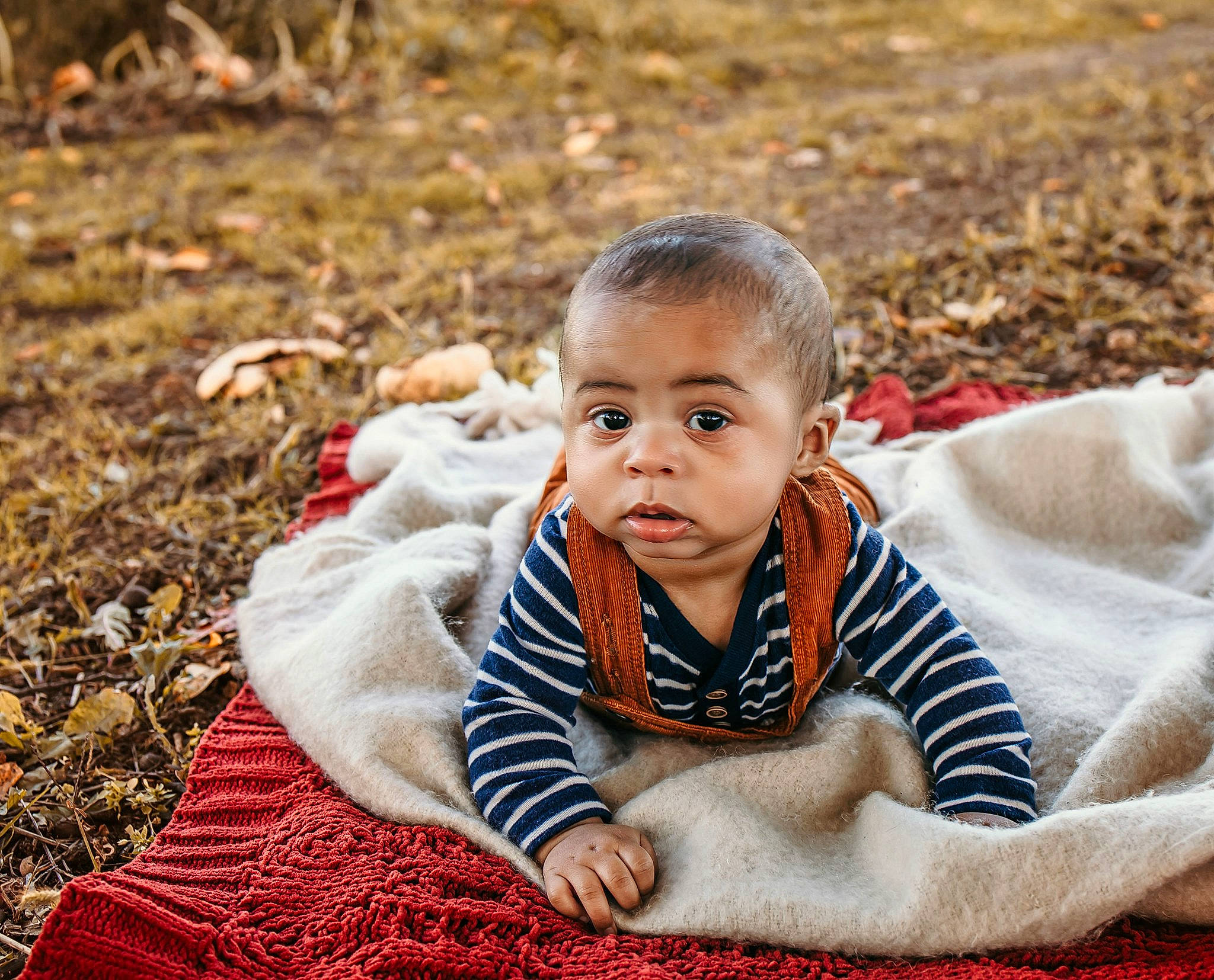 Joziah joined the competition — help win amazing prizes! autumn, baby, baby_crawling, baby_toddler_clothing, blanket, carpet, cheek, child, comfort, fur, human, linens, person, portrait_photography, sitting, skin, textile, toddler, tummy_time