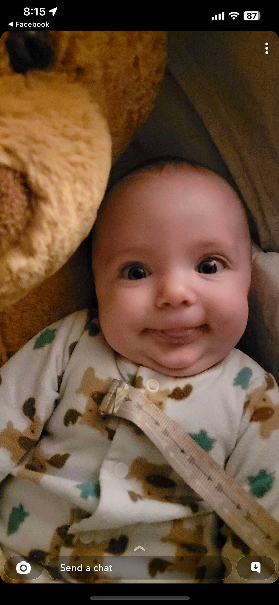 Elena joined the competition — help win amazing prizes! baby, baby_toddler_clothing, cheek, child, collar, comfort, dress_shirt, eye, formal_wear, fur, happy, joy, linens, nose, pattern, person, skin, sleeve, smile, textile