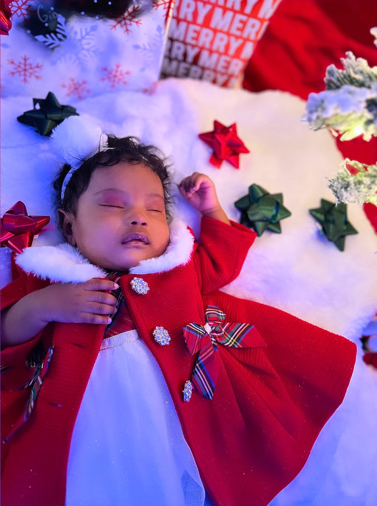 Mila joined the competition — help win amazing prizes! christmas, christmas_decoration, christmas_ornament, event, freezing, fun, happy, head, human_body, jacket, person, pink, plant, red, sleeve, snow, textile, toddler, tree, white