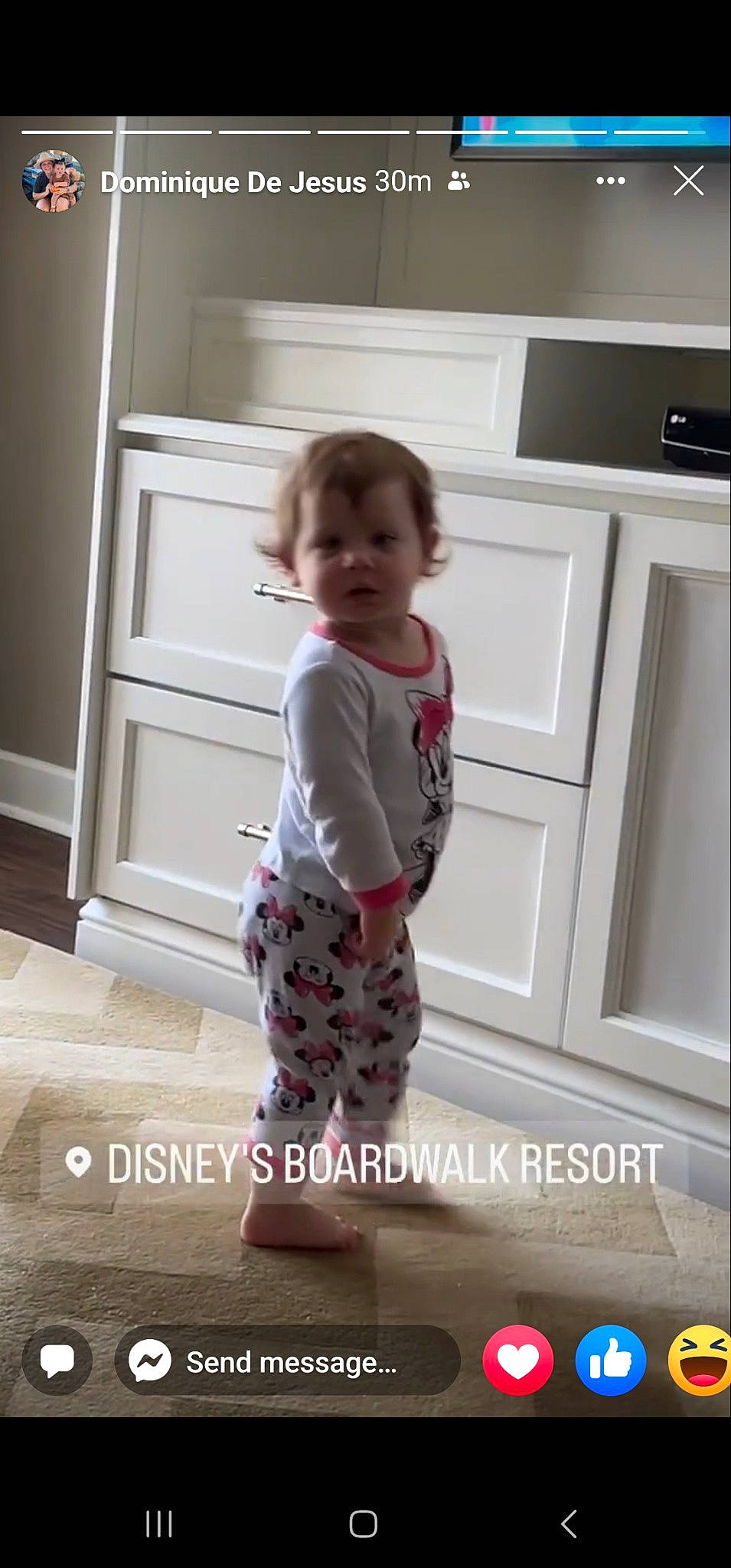 Devyn joined the competition — help win amazing prizes! baby, baby_toddler_clothing, child, floor, flooring, happy, hardwood, home_appliance, human_leg, kitchen_appliance, knee, mammal, pattern, person, product, sleeve, sportswear, standing, t_shirt, toddler