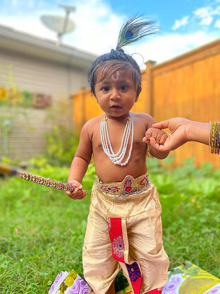 Rithvik joined the competition — help win amazing prizes! child, cloud, event, fun, grass, grass_family, grassland, happy, leisure, people_in_nature, person, plant, play, sitting, sky, smile, soil, summer, toddler, tradition