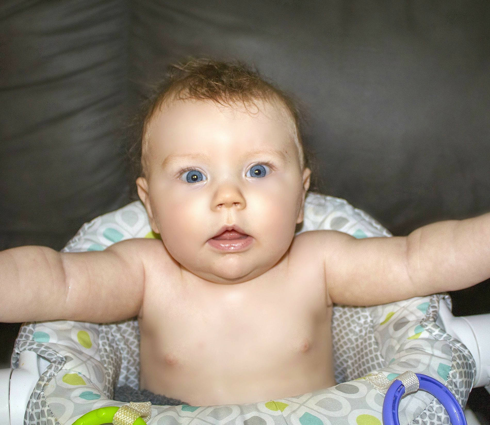 Brice is registered to the contest to win money with this photo: boy, cheek, child, eye, face, finger, girl, head, infant, iris, nose, person, skin, smile, toddler