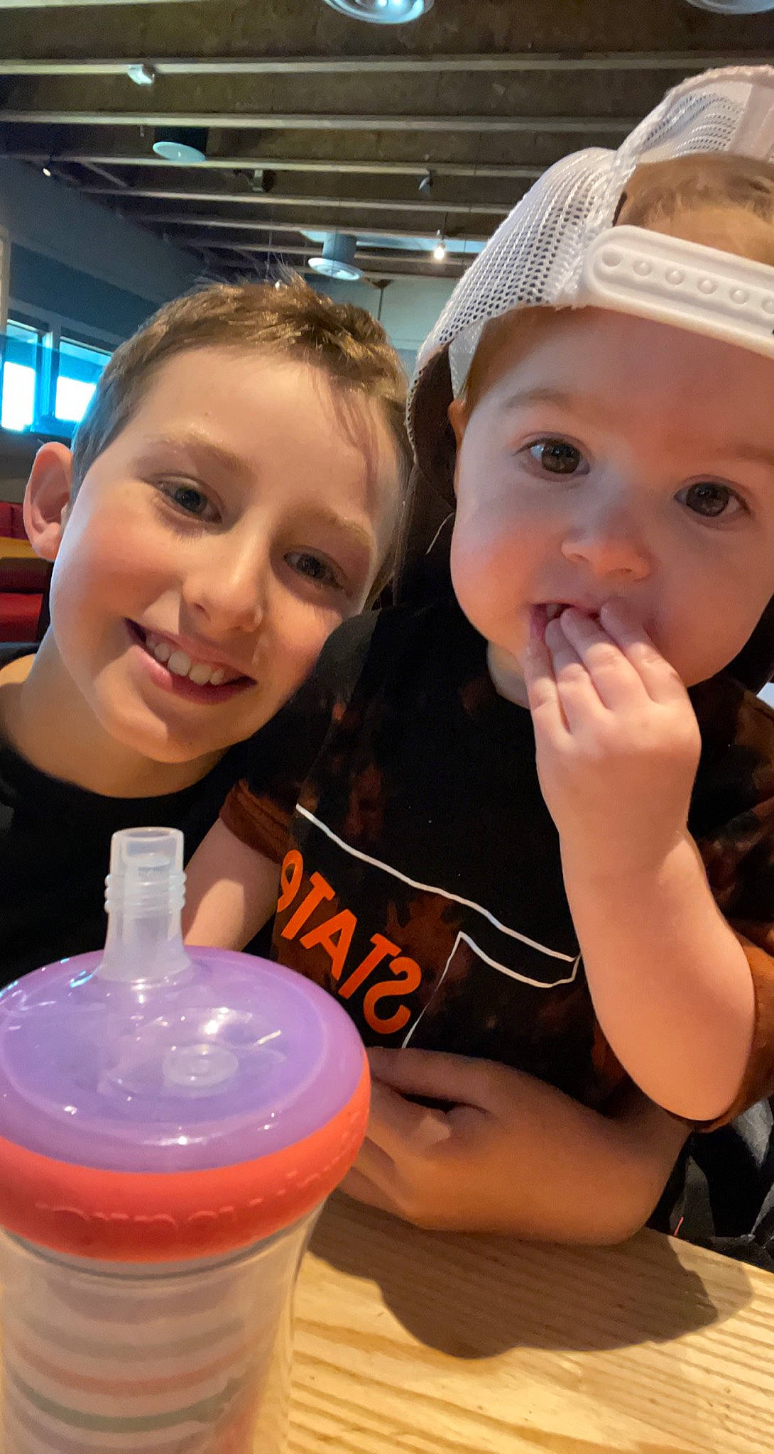 Addalyn joined the competition — help win amazing prizes! beauty, bottle, child, drink, drinkware, event, finger, fun, gesture, hairstyle, happy, headwear, joy, leisure, liquid, nail, person, plastic_bottle, product, skin