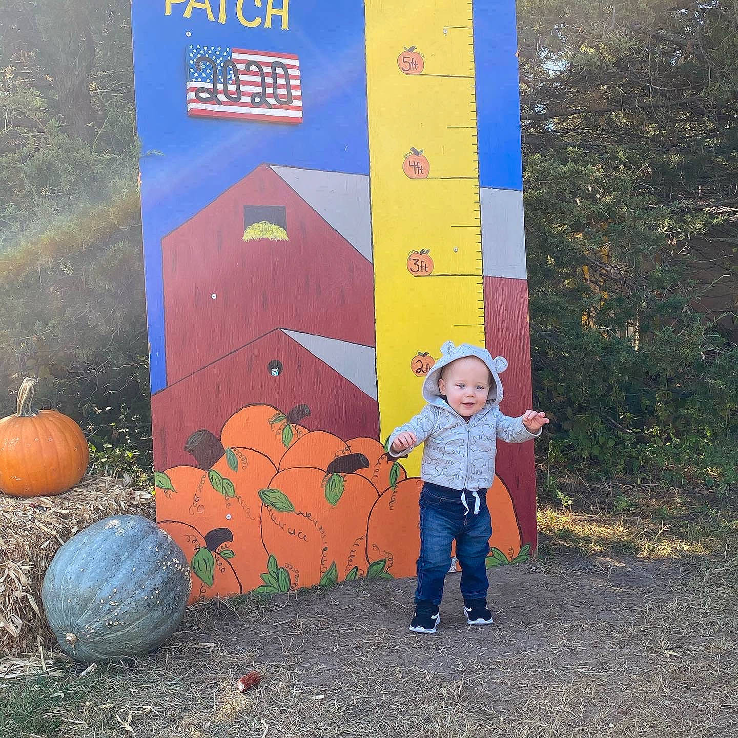 Karsen joined the competition — help win amazing prizes! _and_melon_family, _gourd, advertising, baby_toddler_clothing, banner, calabaza, cucumber, cucurbita, gourd, local_food, natural_foods, people_in_nature, person, play, produce, pumpkin, sphere, squash, toddler, vegetable