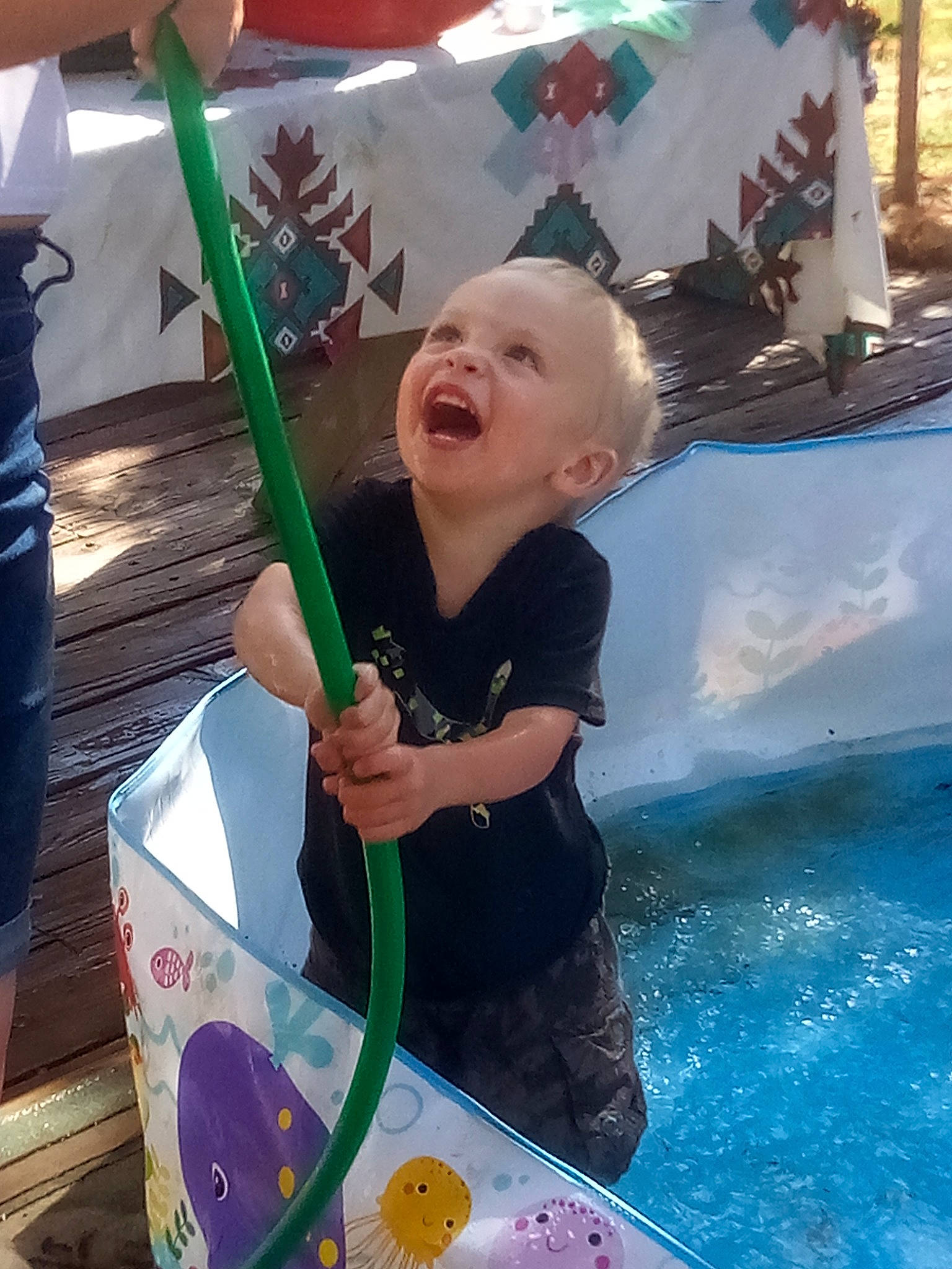 Ellis James joined the competition — help win amazing prizes! baby, child, fun, leisure, person, play, recreation, summer, toddler, vacation