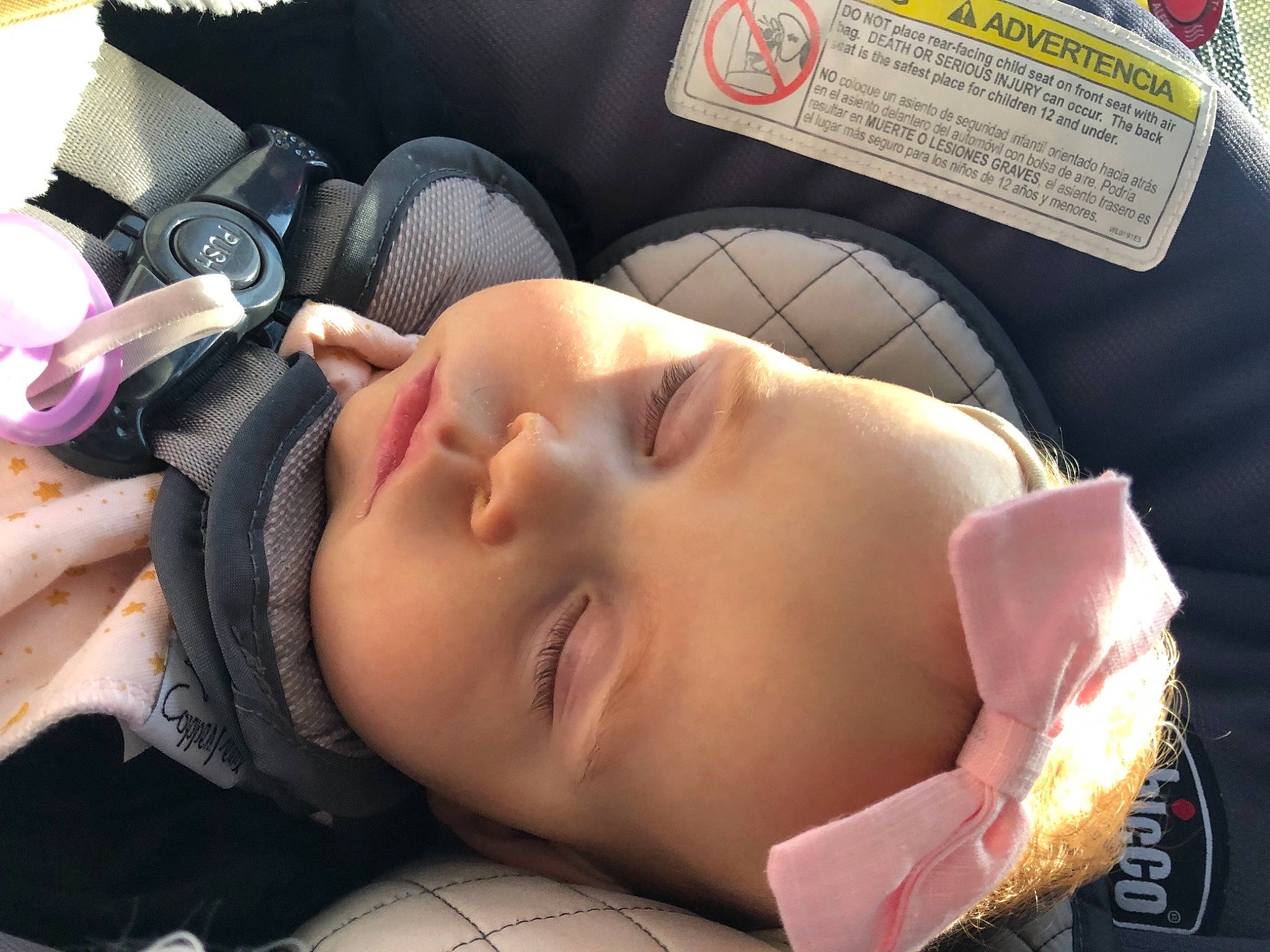 Carlee joined the competition — help win amazing prizes! audio_equipment, baby, baby_products, baby_toddler_clothing, bedtime, cheek, child, comfort, ear, eyebrow, eyelash, fashion_accessory, finger, fun, headwear, hearing, lip, mouth, nose, person