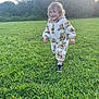 bushes, casual, child, cute, daylight, field, footwear, grass, greenery, happy, nature, onesie, outdoor, playful, portrait, running, smiling, toddler, trees, young_child