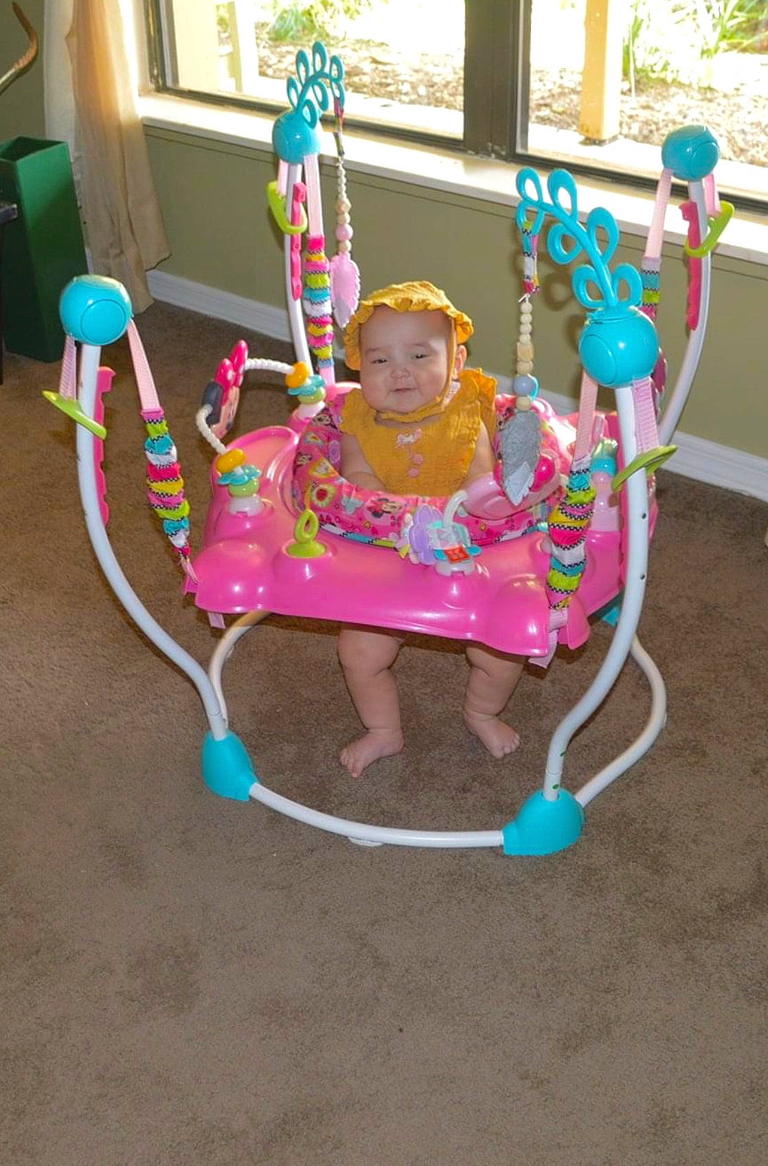Ashley joined the competition — help win amazing prizes! chair, child, furniture, person, play, rocking_chair, swing, toddler, toy