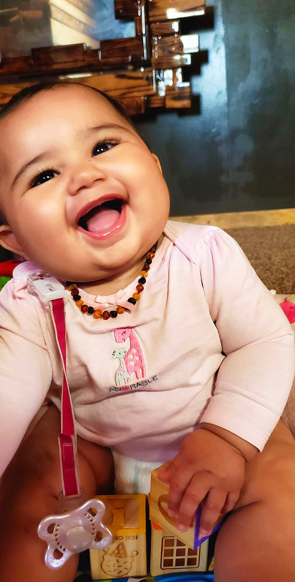 Miya is registered to the contest to win money with this photo: baby, baby_laughing, cheek, child, face, facial_expression, fun, happy, laugh, lip, mouth, nose, person, play, skin, smile, toddler, tongue, yawn