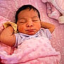Kaylani joined the competition — help win amazing prizes! baby, bed, blanket, child, cozy, cute, face, indoors, infant, newborn, peace, peaceful, pink, portrait, relax, resting, skin, sleeping, small, soft