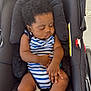 Kaden joined the competition — help win amazing prizes! baby, sleeping, car_seat, infant, striped_clothing, child, black_hair, peaceful, relaxed, indoors, cute, one_person, seated, small_hands, onesie, portrait, resting, closeup, toddler, young_child
