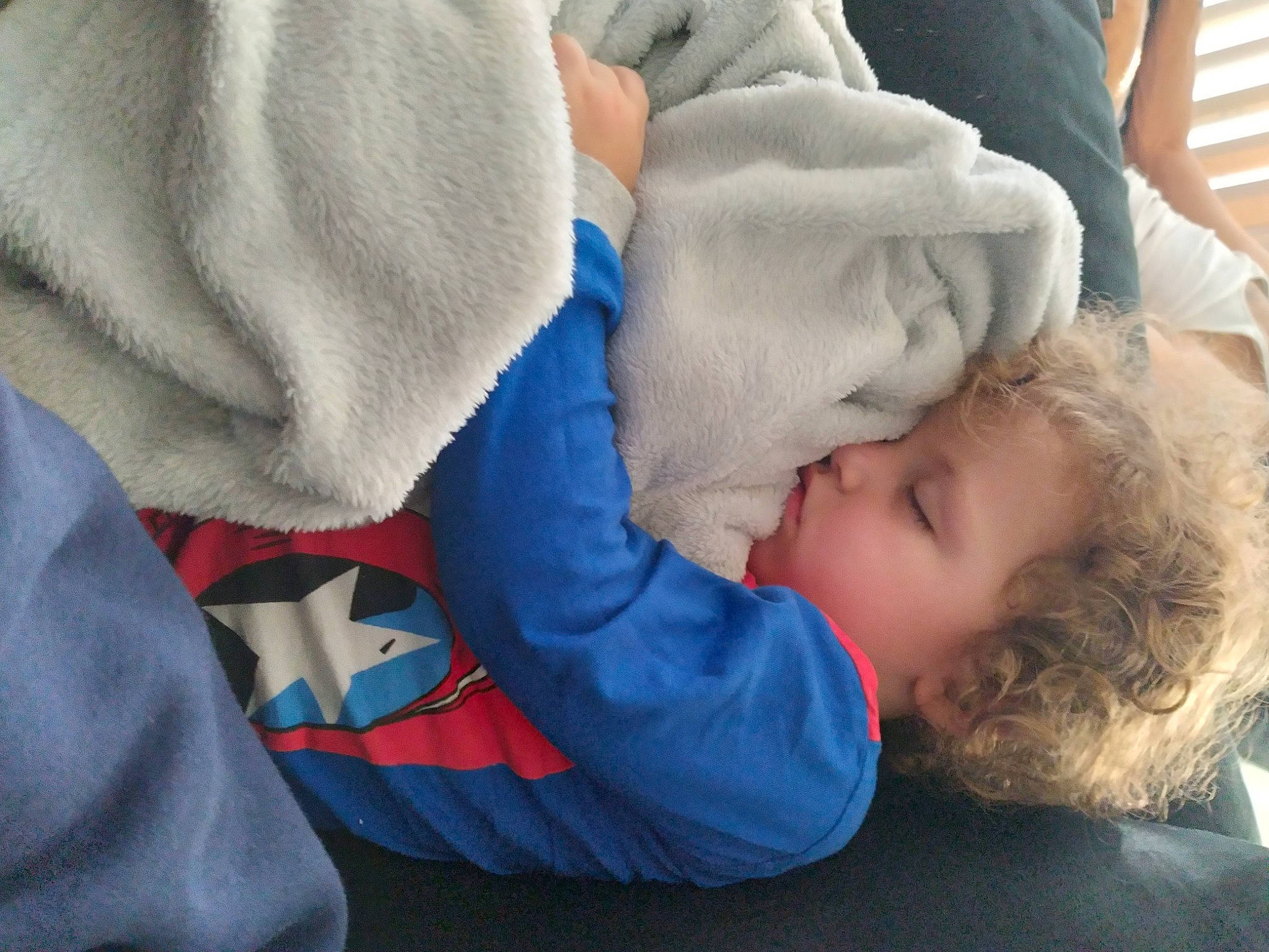 Ezekial joined the competition — help win amazing prizes! baby, baby_sleeping, baby_toddler_clothing, bedtime, carmine, child, comfort, elbow, electric_blue, gesture, happy, lap, linens, nap, person, sitting, sleep, smile, textile, toddler