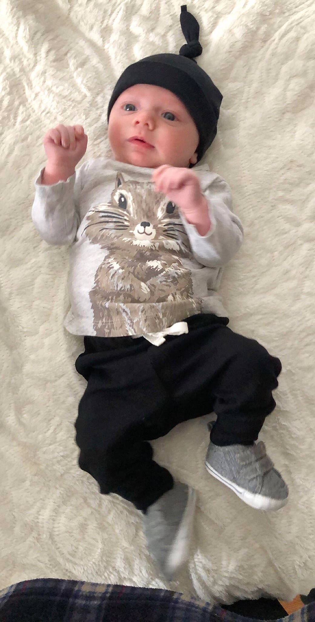 Donovan joined the competition — help win amazing prizes! baby, child, outerwear, person, toddler