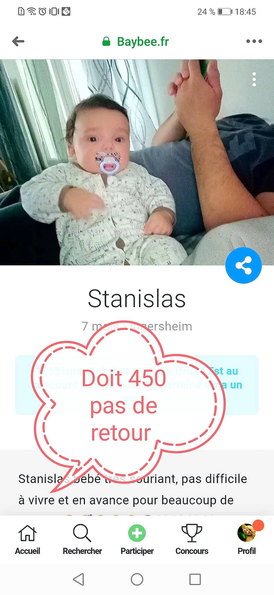 Sarah Et Léa a rejoint le concours — aidez-le/la à gagner de superbes lots ! baby, baby_products, baby_toddler_clothing, child, comfort, couch, design, facial_expression, font, happy, linens, organ, person, photo_caption, product, room, sleeve, t_shirt, textile, toddler