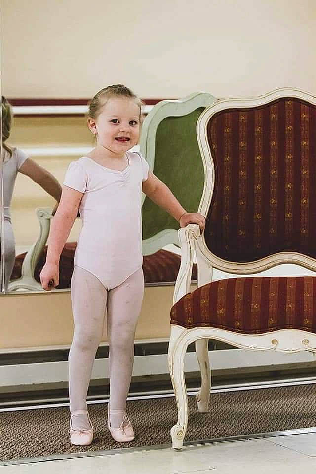 Addalyn is registered to the contest to win money with this photo: baby, ballet, child, clothing, dance, footwear, furniture, joy, leg, leotard, person, shoe, shoulder, sportswear, tights, toddler