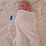 Ezekiel joined the competition — help win amazing prizes! baby, towel, wrapped, bed, white, blanket, infant, face, skin, head, lying, soft, cute, newborn, comfort, sleep, rest, indoors, person, portrait