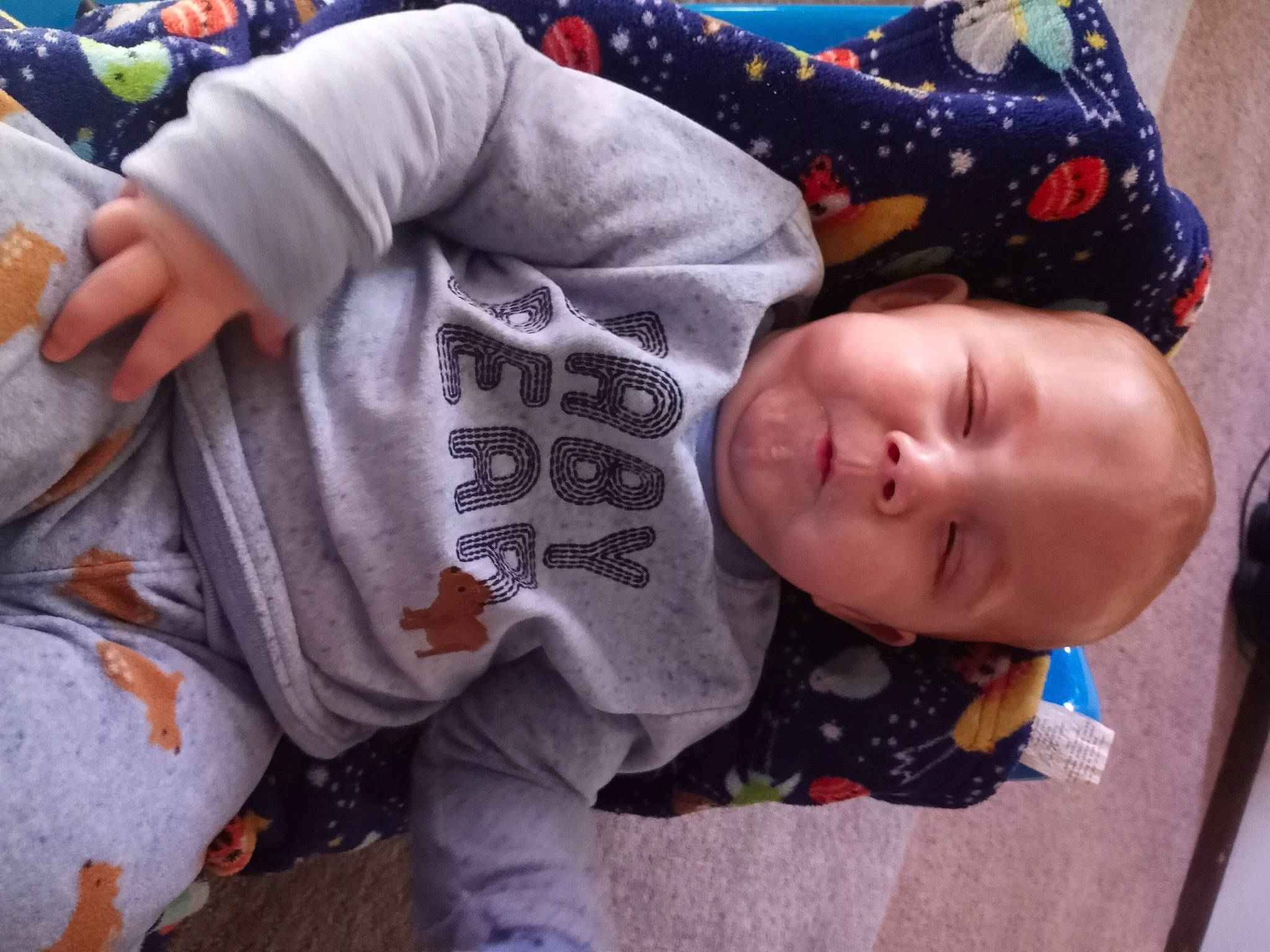 Xzavier is registered to the contest to win money with this photo: baby, baby_products, baby_toddler_clothing, cheek, child, comfort, nap, nightwear, pajamas, person, sleep, toddler