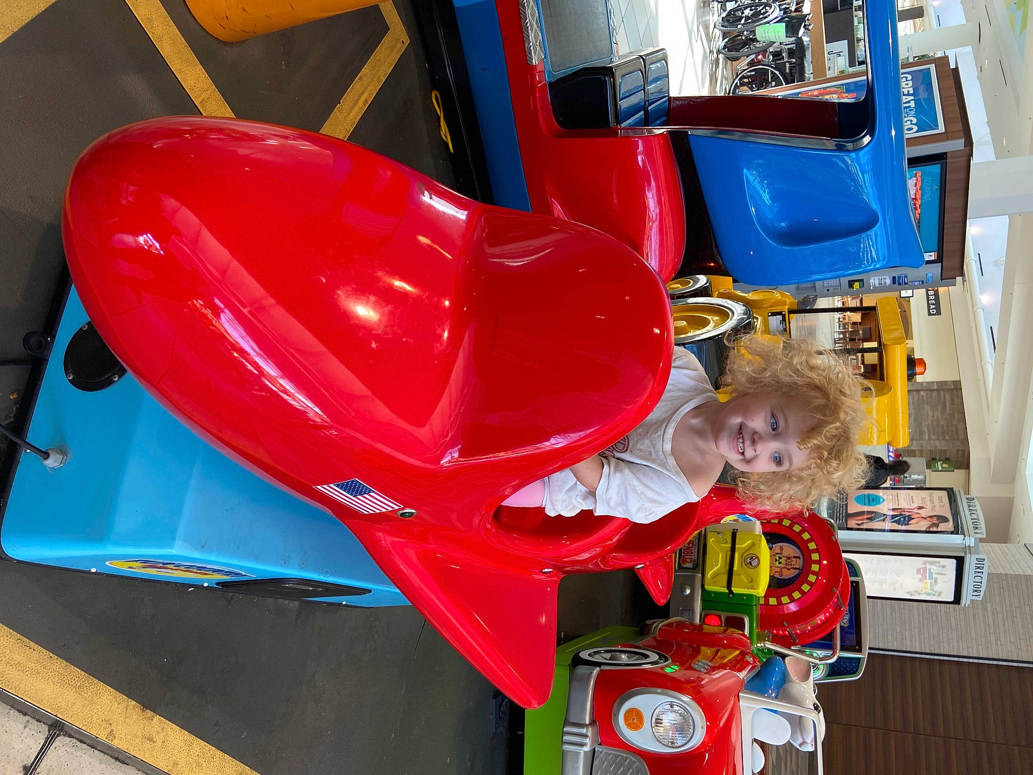 Allison joined the competition — help win amazing prizes! auto_part, automotive_design, automotive_exterior, automotive_lighting, automotive_wheel_system, bumper, carmine, chute, electric_blue, event, fender, fun, joy, leisure, machine, motor_vehicle, person, recreation, red, tire