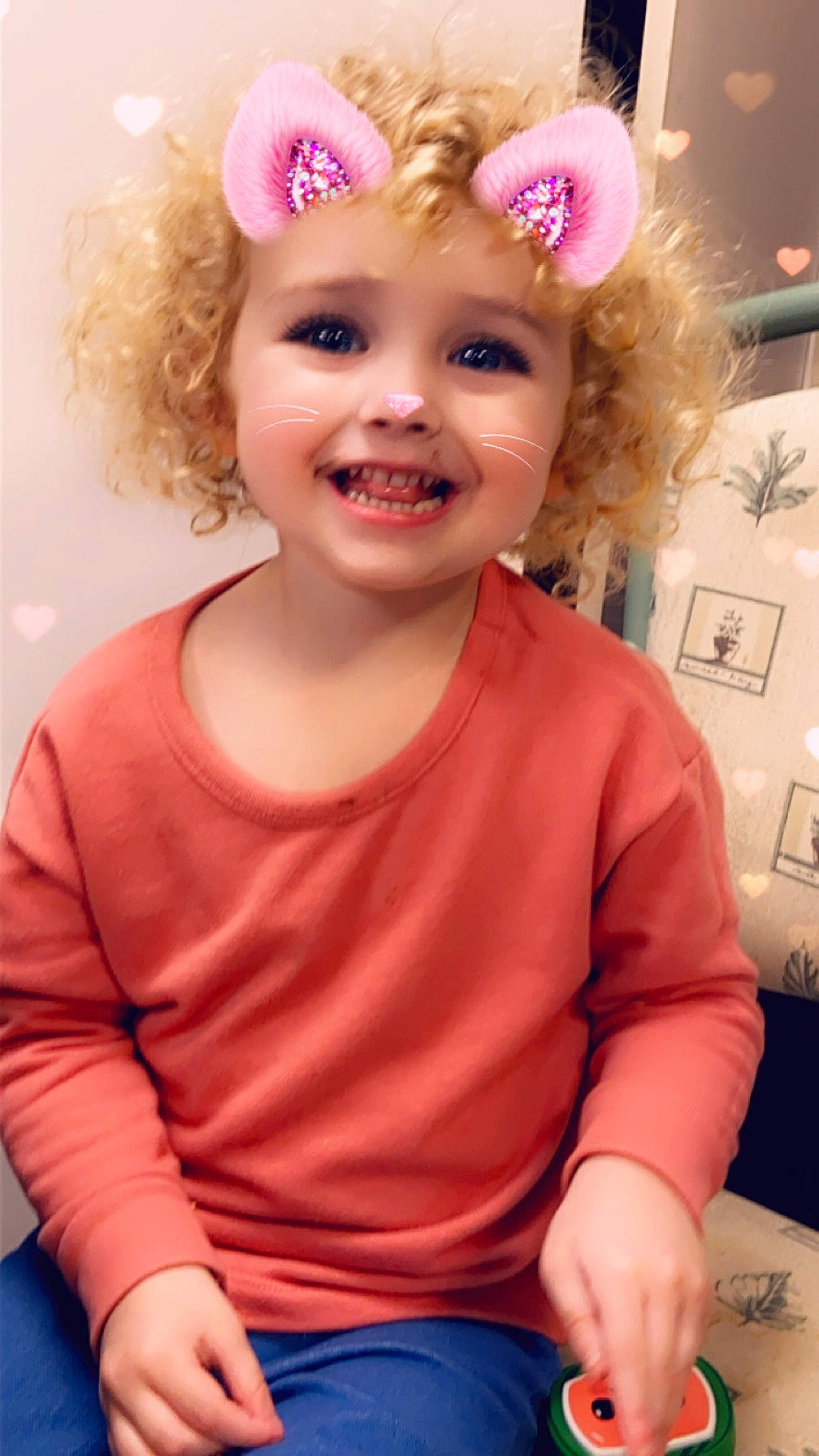 Allison is registered to the contest to win money with this photo: baby, baby_toddler_clothing, blond, cheek, child, eyelash, fashion_accessory, fun, happy, headband, headpiece, headwear, iris, jewellery, joy, magenta, person, pink, skin, sleeve