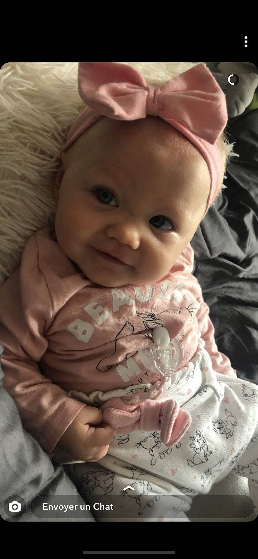 Keyla participe au concours pour gagner de l'argent avec cette photo : baby, cheek, child, ear, eye, face, forehead, head, lip, mouth, nose, person, pink, skin, smile, toddler