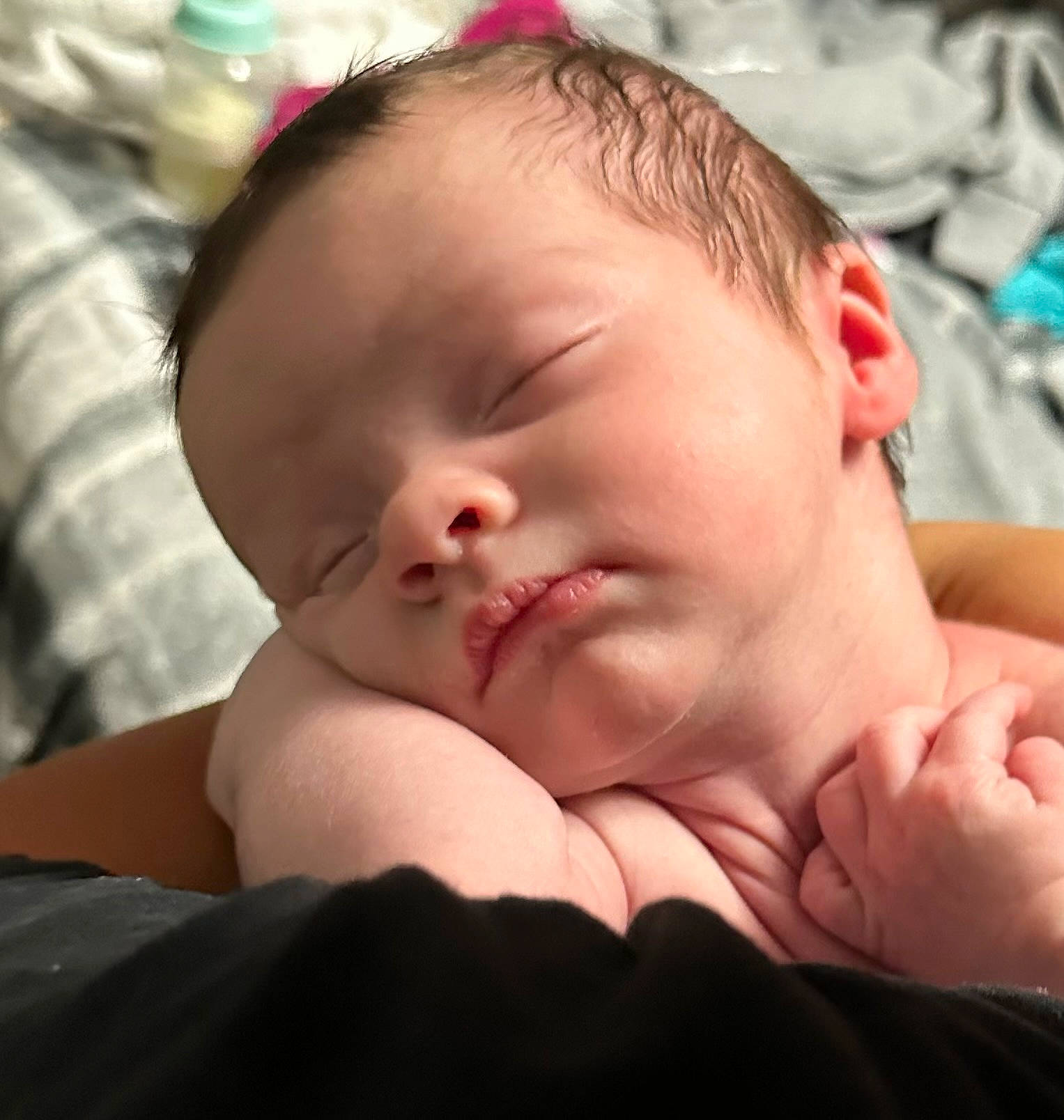 Jaxton joined the competition — help win amazing prizes! baby, bedtime, cheek, child, close_up, comfort, eyebrow, eyelash, flesh, gesture, happy, linens, mouth, nap, nose, person, portrait_photography, skin, sleep, thumb