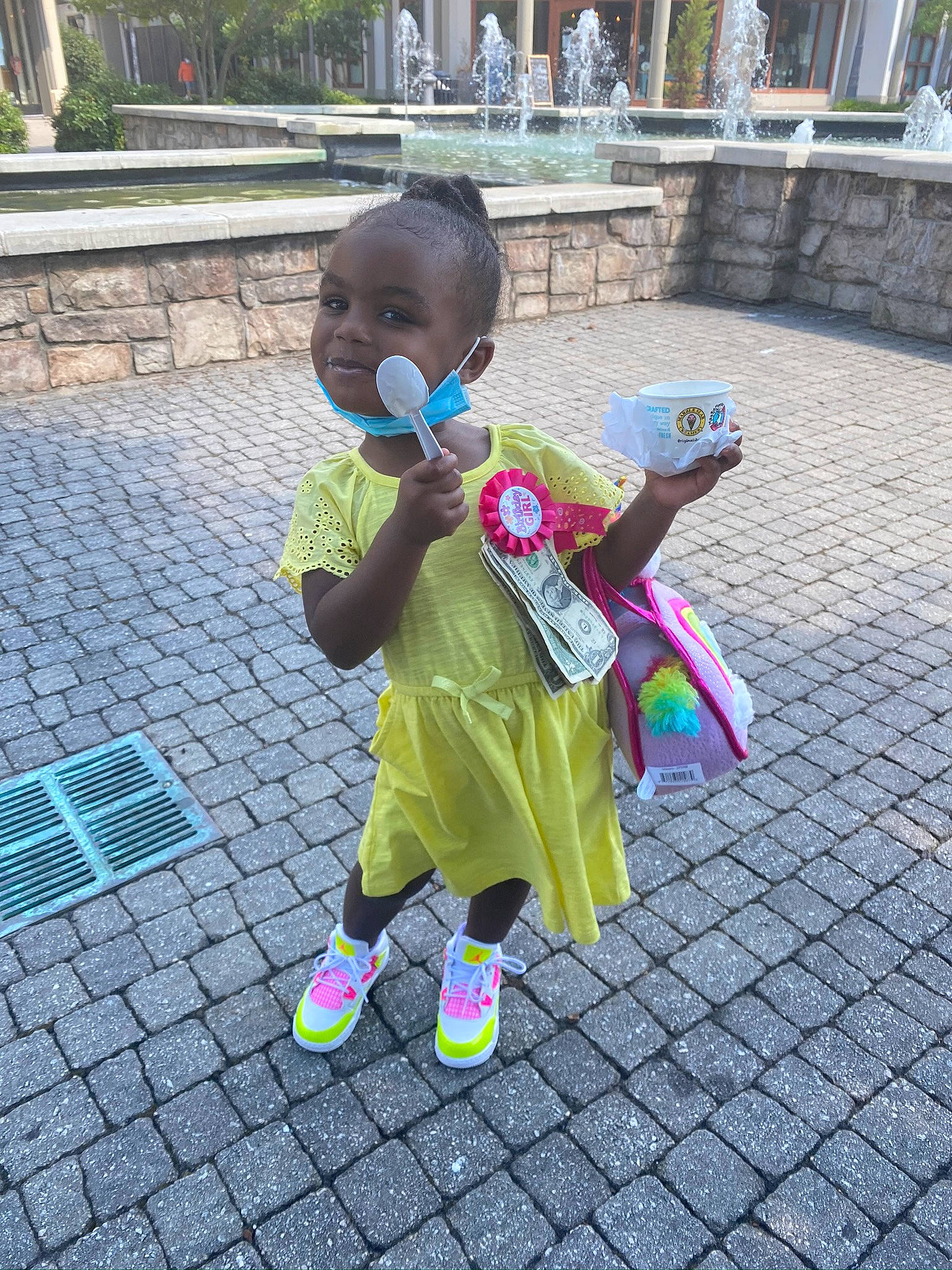 Jordan Reign joined the competition — help win amazing prizes! asphalt, baby, child, city, flooring, fun, grass, happy, leisure, magenta, pedestrian, person, play, recreation, road, road_surface, sidewalk, street, toddler, travel