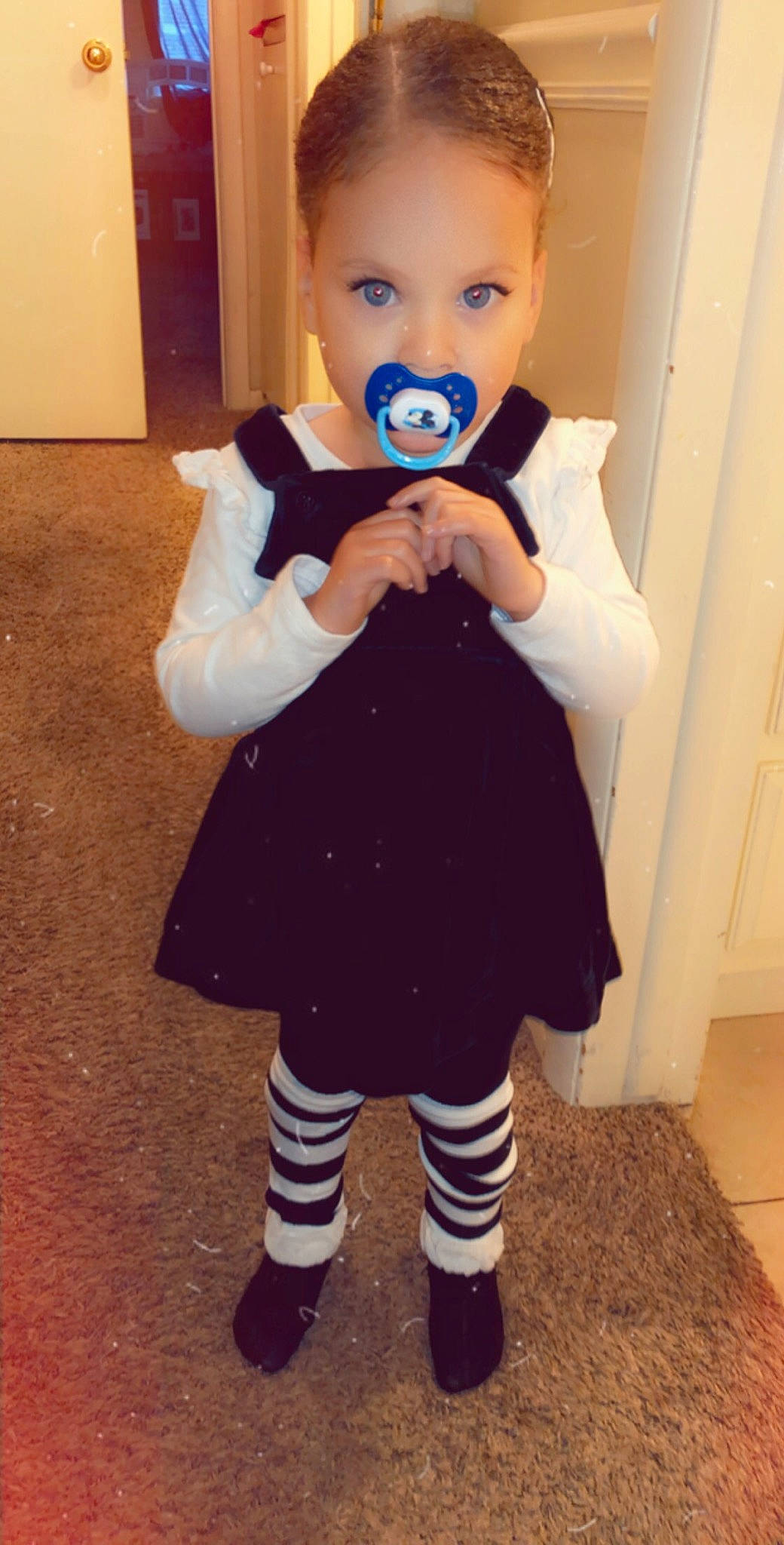 Leena joined the competition — help win amazing prizes! child, costume, footwear, head, joy, leg, person, shoe, toddler