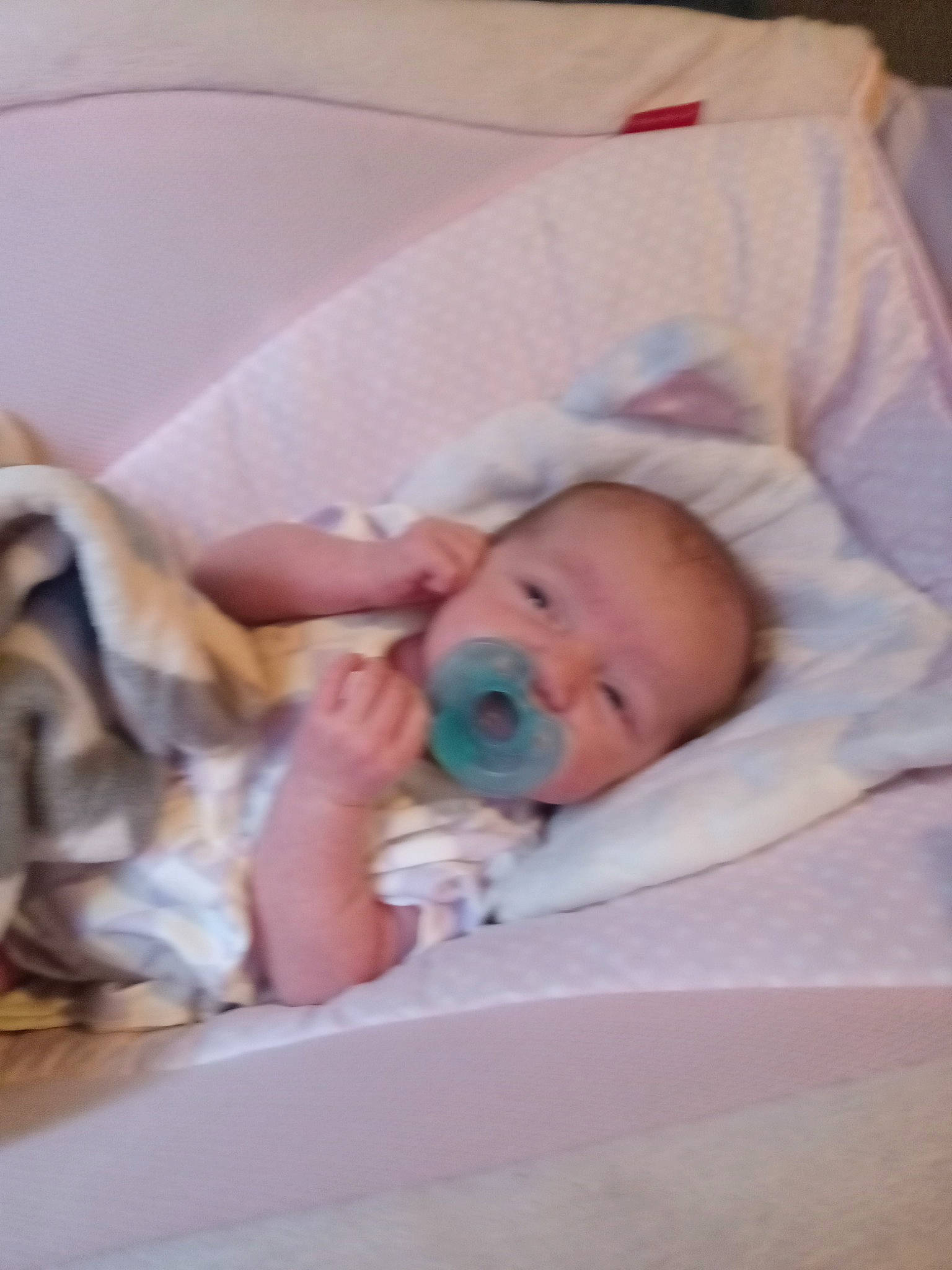 Amber is registered to the contest to win money with this photo: baby, baby_products, baby_toddler_clothing, bedtime, child, childbirth, comfort, event, infant_bed, linens, nap, person, room, sleep, toddler