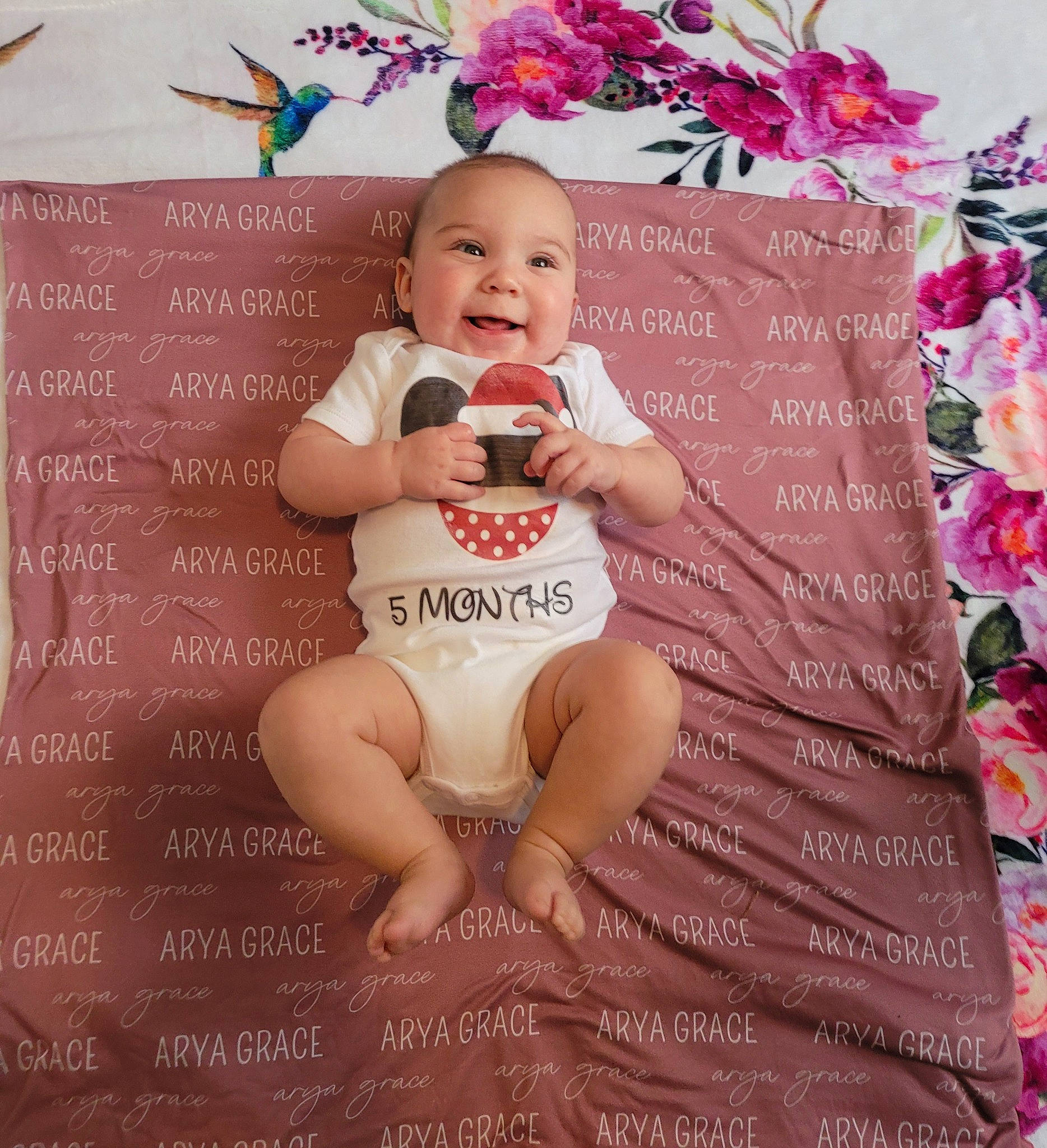 Arya joined the competition — help win amazing prizes! baby, baby_toddler_clothing, child, cut_flowers, event, finger, floral_design, flower, flower_arranging, font, happy, headpiece, joy, magenta, pattern, person, petal, pink, skin, smile