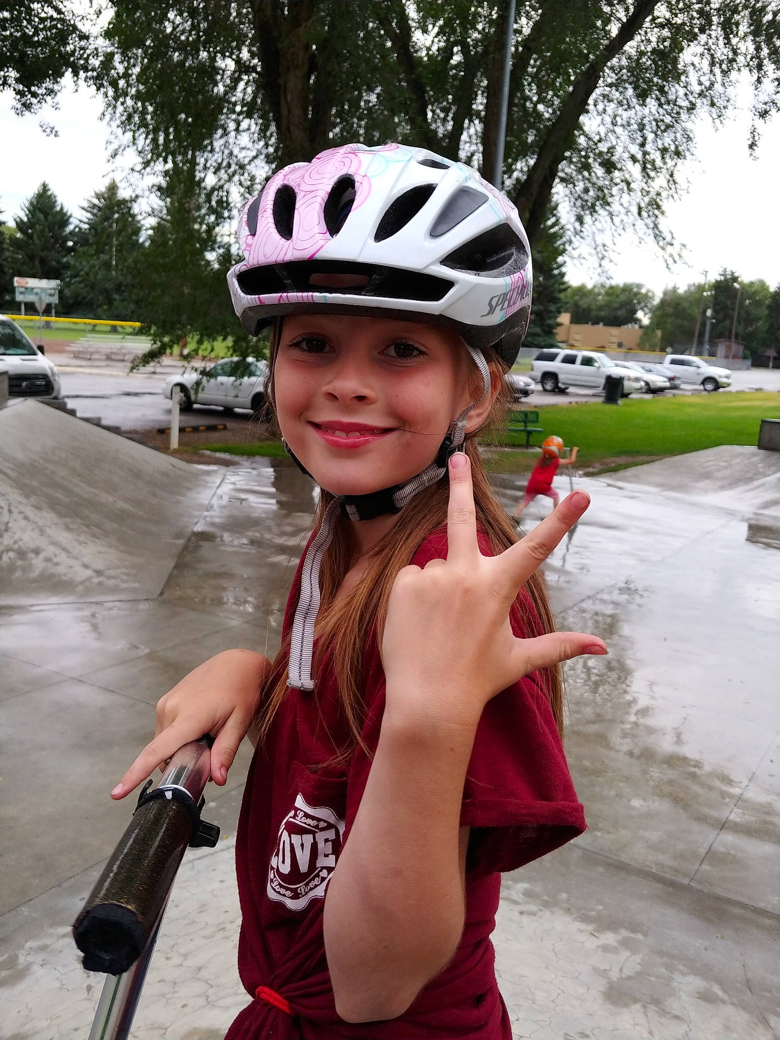 Akiyah joined the competition — help win amazing prizes! bicycle, bicycle_clothing, bicycle_helmet, bicycles_equipment_and_supplies, child, cool, cycle_sport, cycling, endurance_sports, finger, headgear, headwear, helmet, joy, leisure, person, personal_protective_equipment, recreation, road_bicycle, sports_equipment