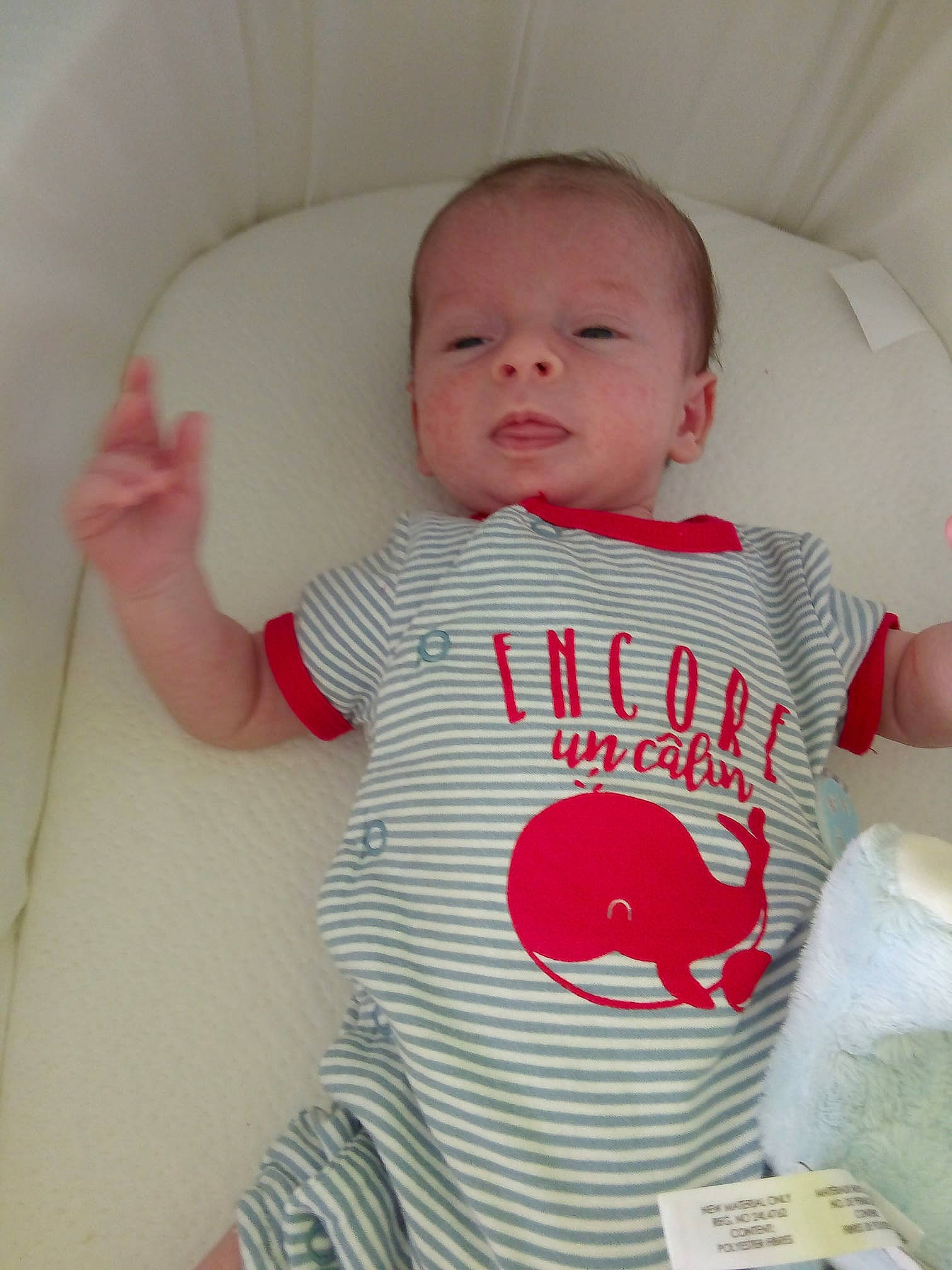 Vincenzo a rejoint le concours — aidez-le/la à gagner de superbes lots ! baby, baby_products, baby_toddler_clothing, cheek, child, person, product, skin, sleeve, t_shirt, toddler