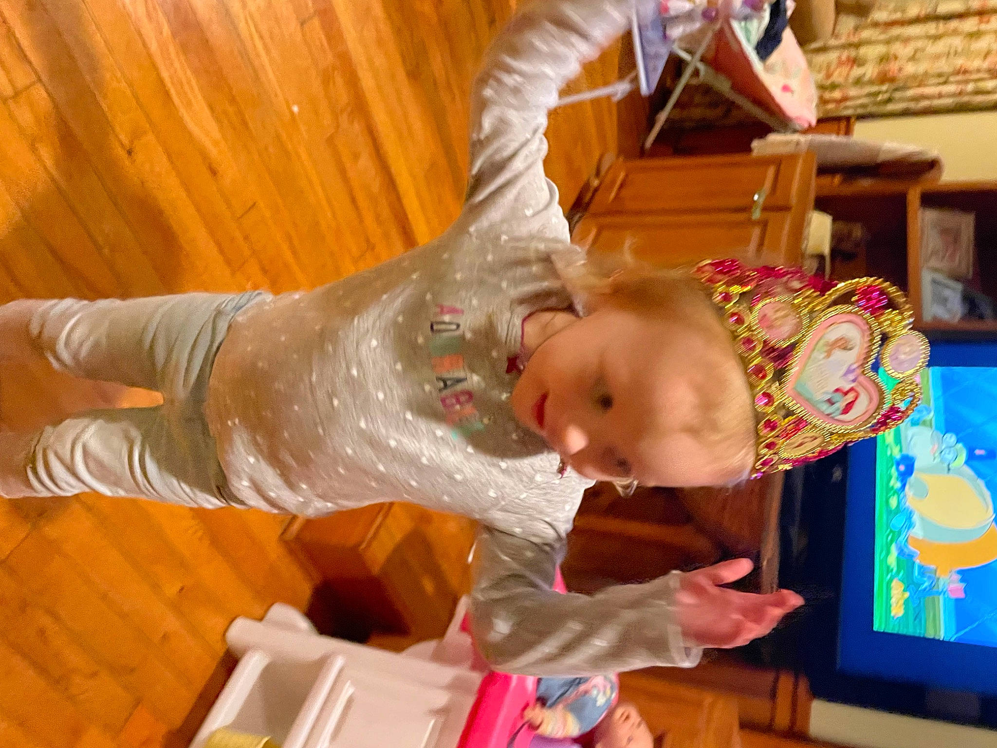 Athena is registered to the contest to win money with this photo: animation, art, child, costume, event, fun, happy, leisure, party, person, play, recreation, room, toddler, wood