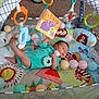 baby, balloon, bed, clothing, couch, crib, cushion, egg, face, furniture, hat, head, homedecor, infantbed, machine, people, person, photography, portrait, wheel