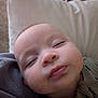 Emilia is registered to the contest to win money with this photo: baby, sleeping, face, close_up, peaceful, child, infant, pillow, soft, cozy, indoors, resting, cute, chubby_cheeks, portrait, young_child, calm, relaxed, head, skin