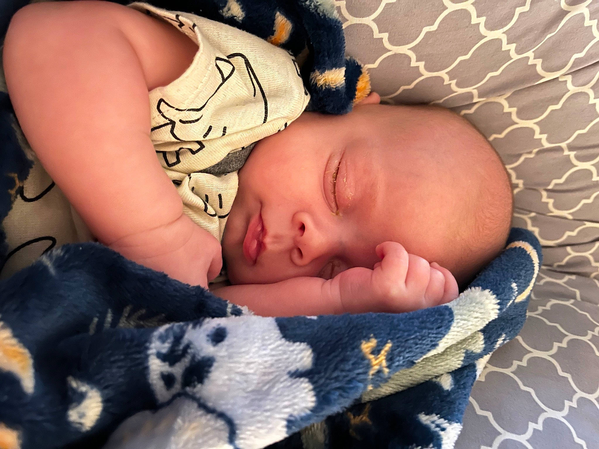 Westin joined the competition — help win amazing prizes! abdomen, baby, baby_products, baby_sleeping, bedding, bedtime, chest, child, comfort, eye, eyelash, fur, head, linens, mammal, nap, pattern, person, skin, toddler