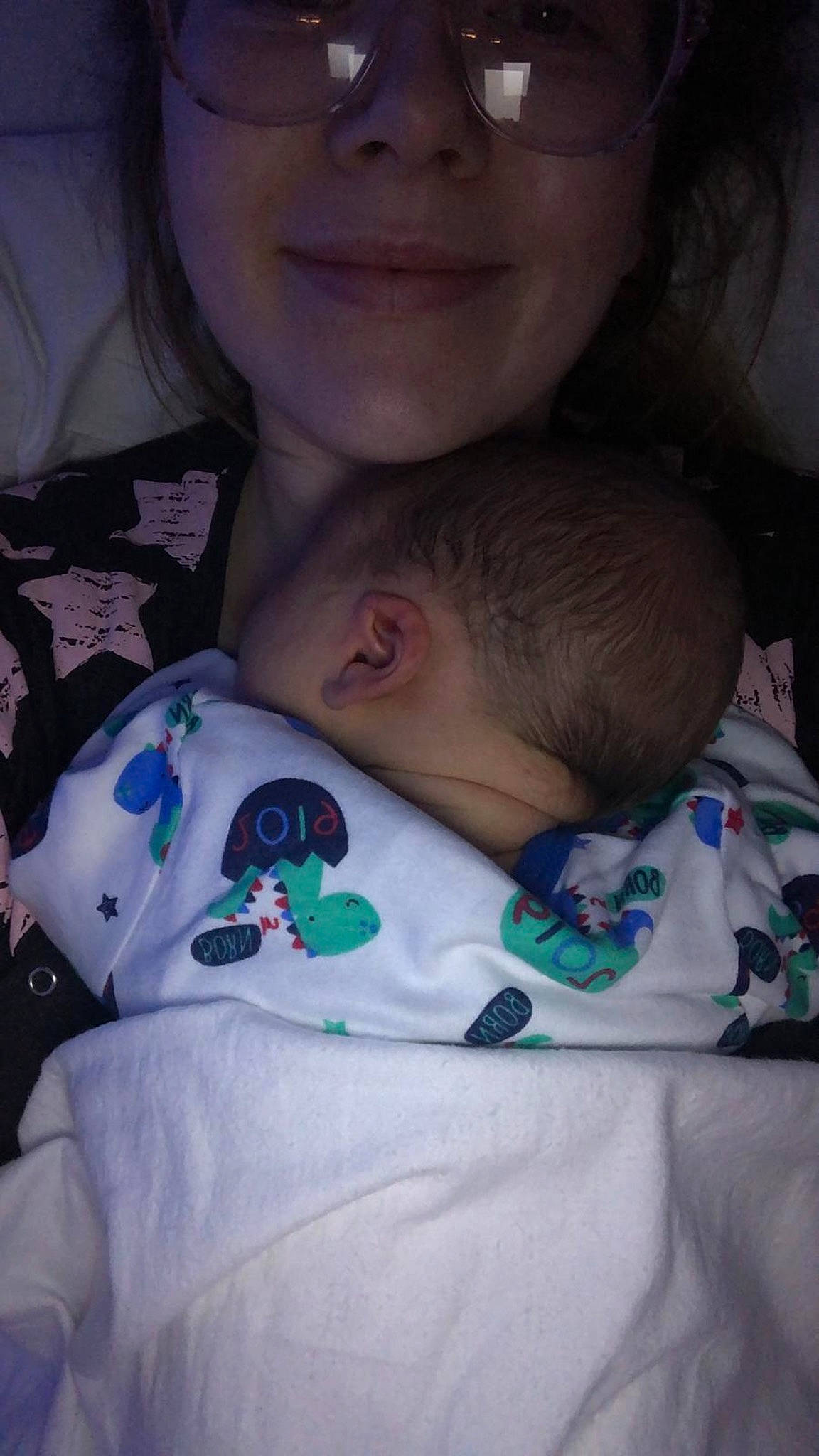 Brett is registered to the contest to win money with this photo: baby, bedtime, birth, cheek, child, forehead, nose, person, skin, sleep, smile, toddler