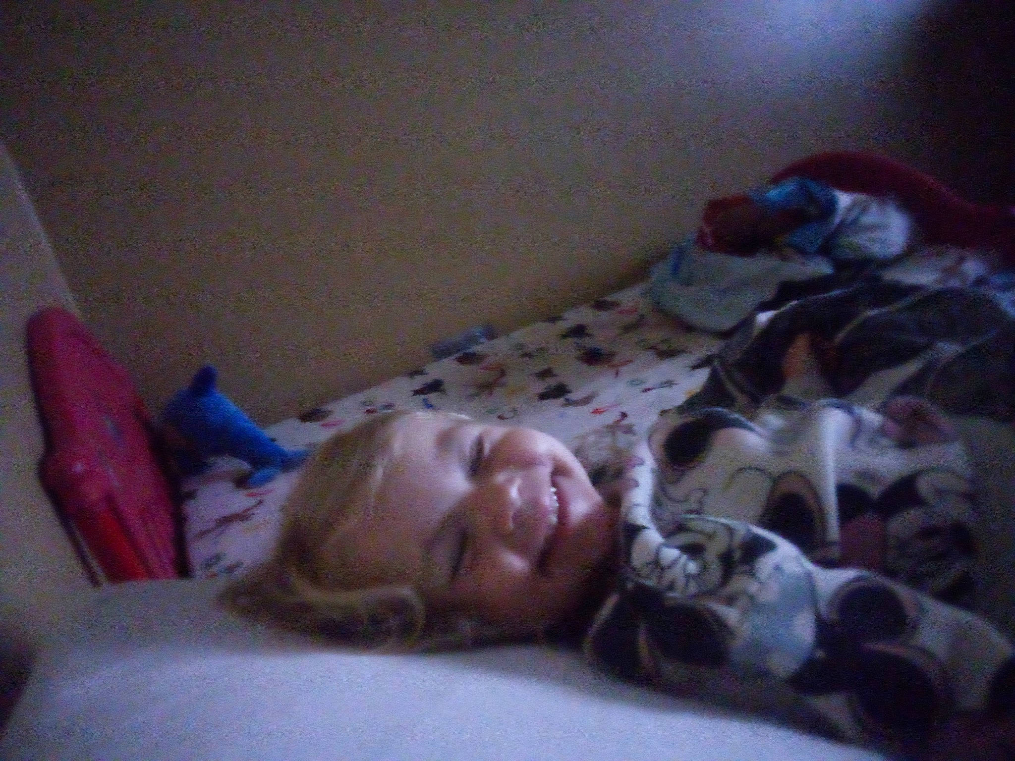 Amara joined the competition — help win amazing prizes! bed, bed_sheet, bedding, bedroom, bedtime, blanket, child, comfort, darkness, flesh, fur, human_leg, joy, linens, nap, person, room, sleep, smile