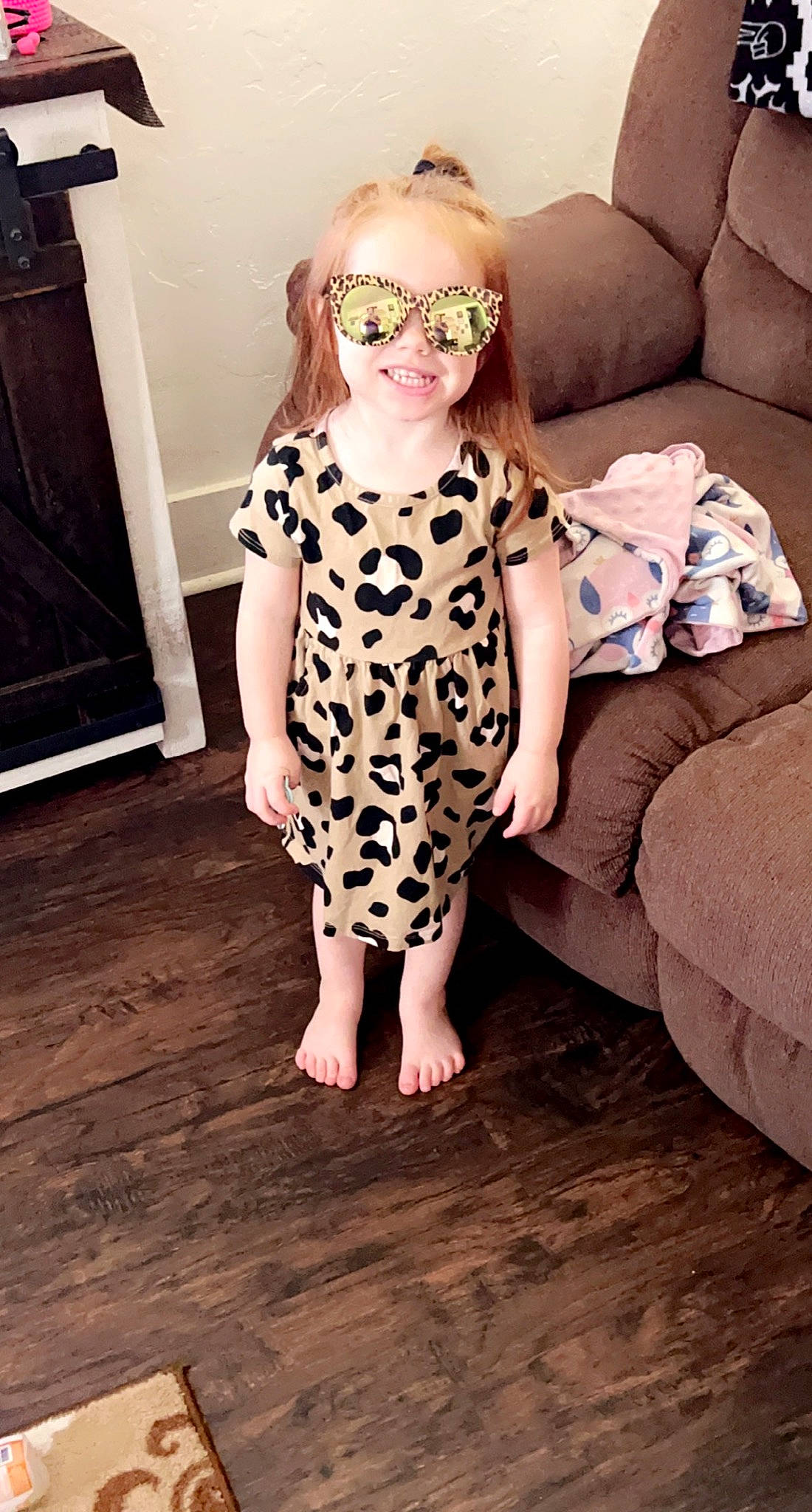 Adalynn joined the competition — help win amazing prizes! baby_toddler_clothing, day_dress, dress, eye, eyewear, face, flooring, glasses, goggles, hair, happy, head, one_piece_garment, outerwear, person, pink, skin, sleeve, sunglasses, waist