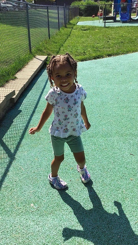 Kayana joined the competition — help win amazing prizes! baby_toddler_clothing, child, city, fun, garden, grass, grass_family, happy, joy, lawn, leisure, mesh, pattern, people_in_nature, person, plant, play, recreation, shorts, smile