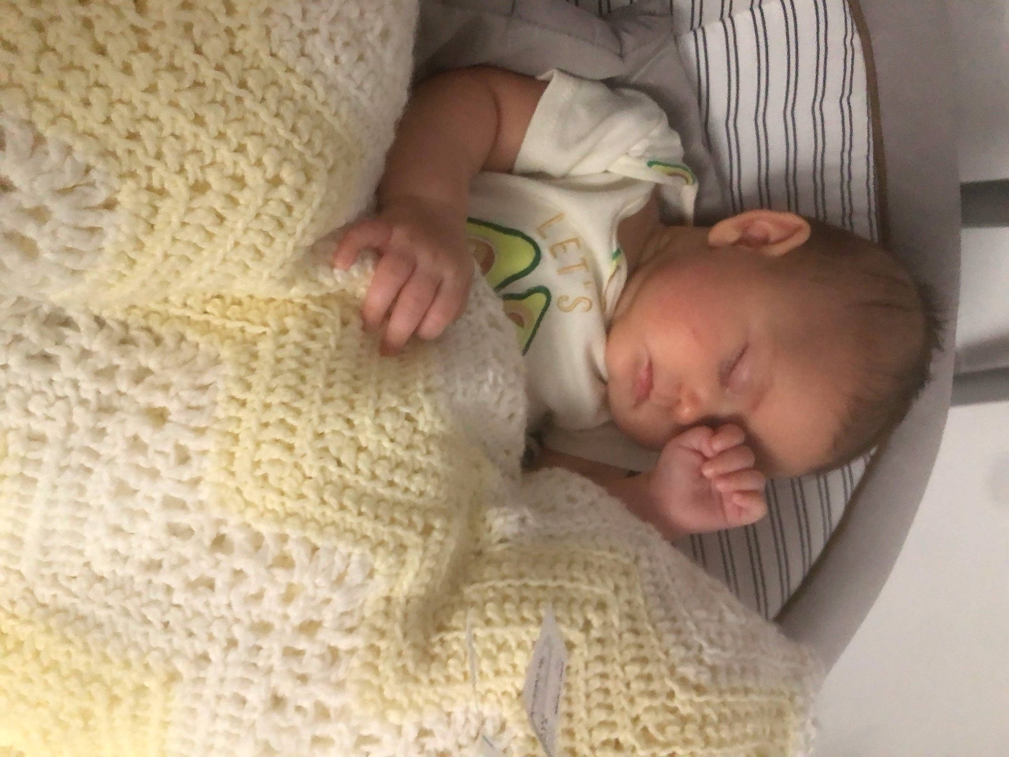 Vanessa joined the competition — help win amazing prizes! baby, baby_products, baby_sleeping, baby_toddler_clothing, bedding, bedtime, child, comfort, craft, linens, nap, pattern, person, room, skin, sleep, textile, toddler, wool, woolen