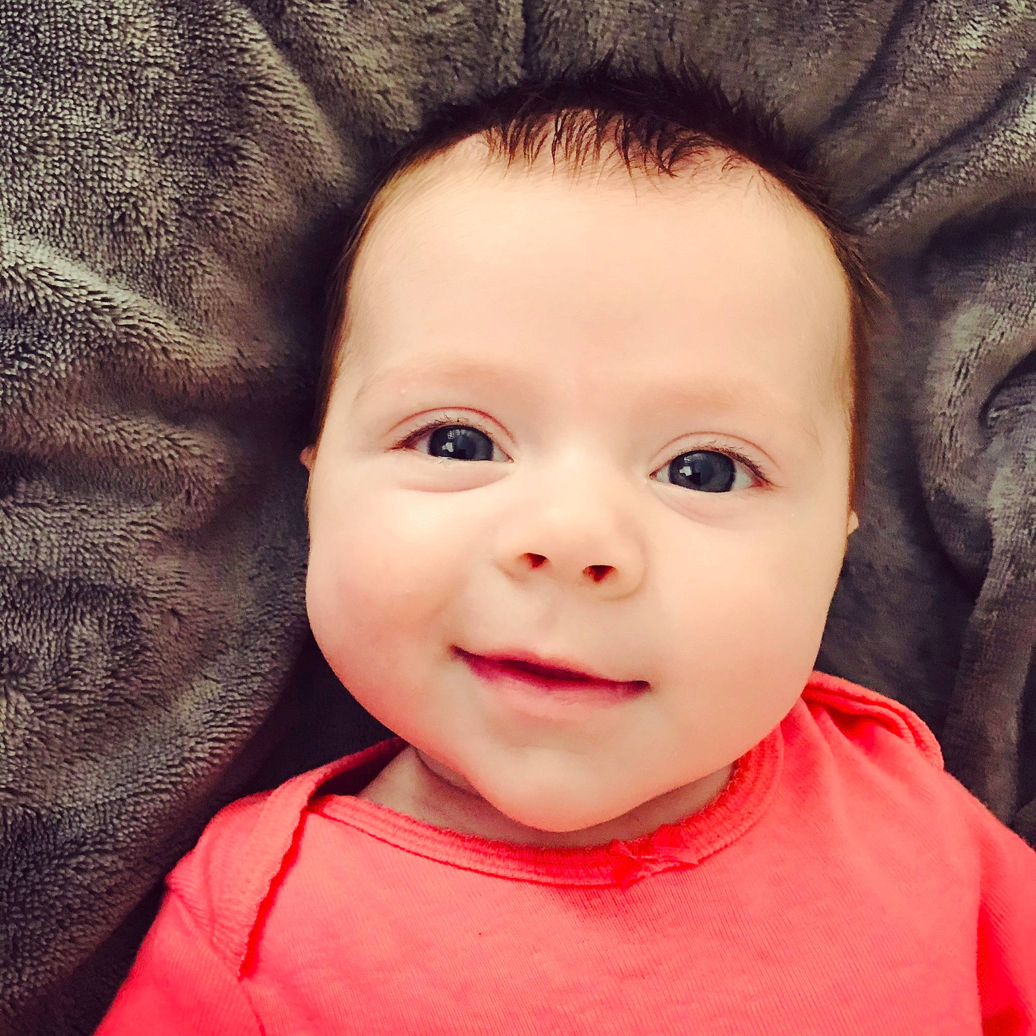 Katelyn joined the competition — help win amazing prizes! baby, baby_making_funny_faces, beauty, cheek, child, chin, close_up, eye, eyebrow, face, facial_expression, forehead, hair, head, iris, lip, nose, person, skin, smile